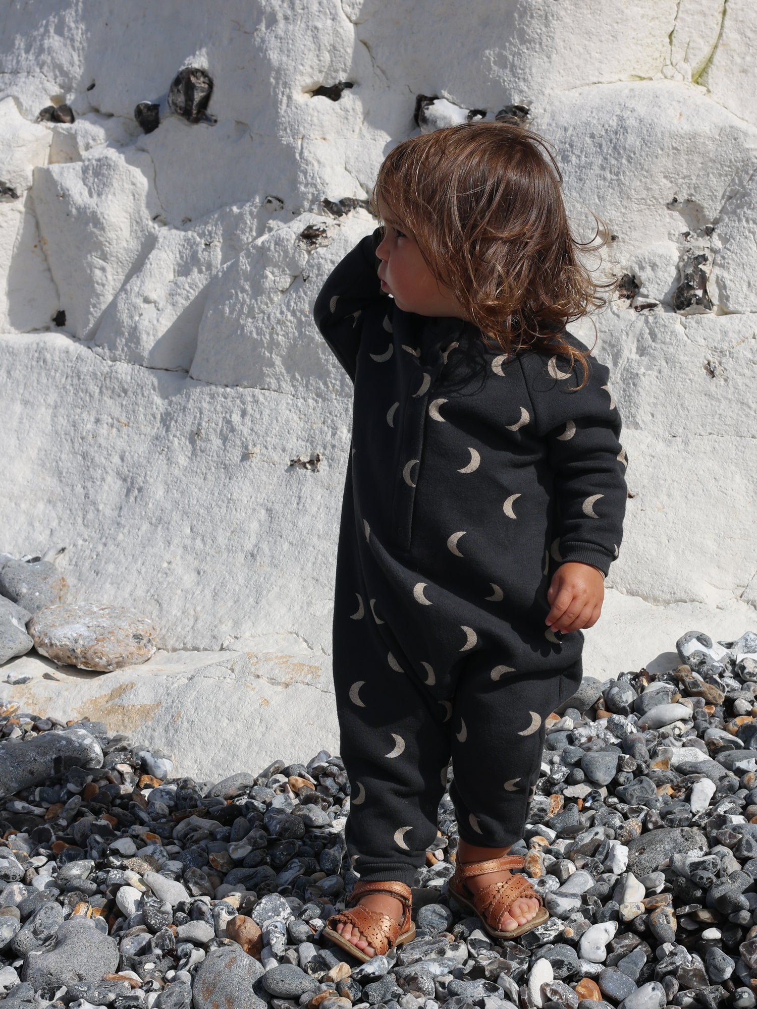 Charcoal Midnight Onesie | Organic Zoo