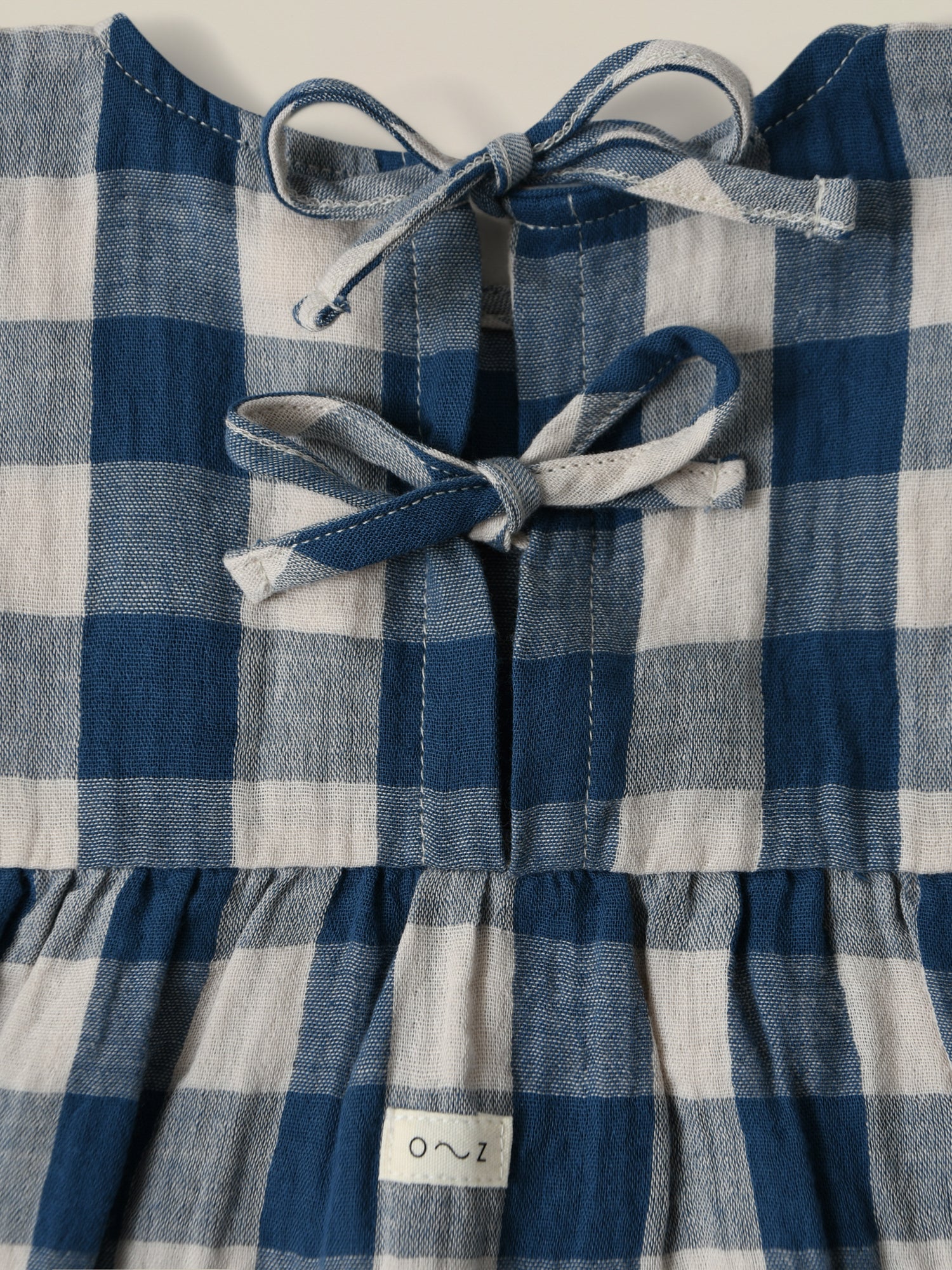 Pottery Blue Gingham Bella Dress