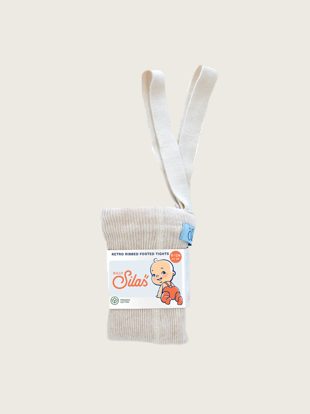 Cream Blend Footed Tights With Braces