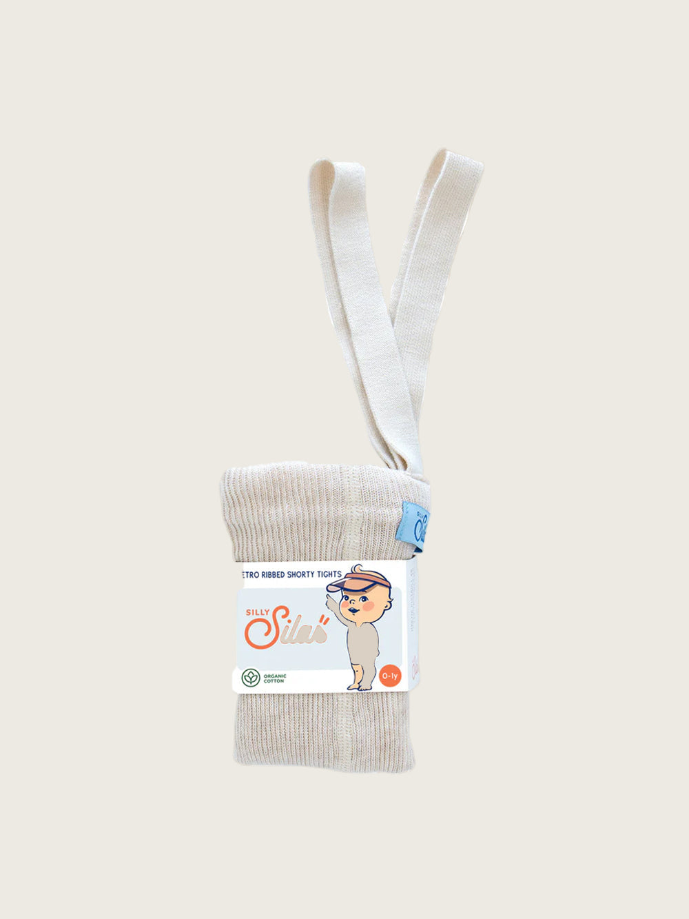 Cream Short Cotton Tights