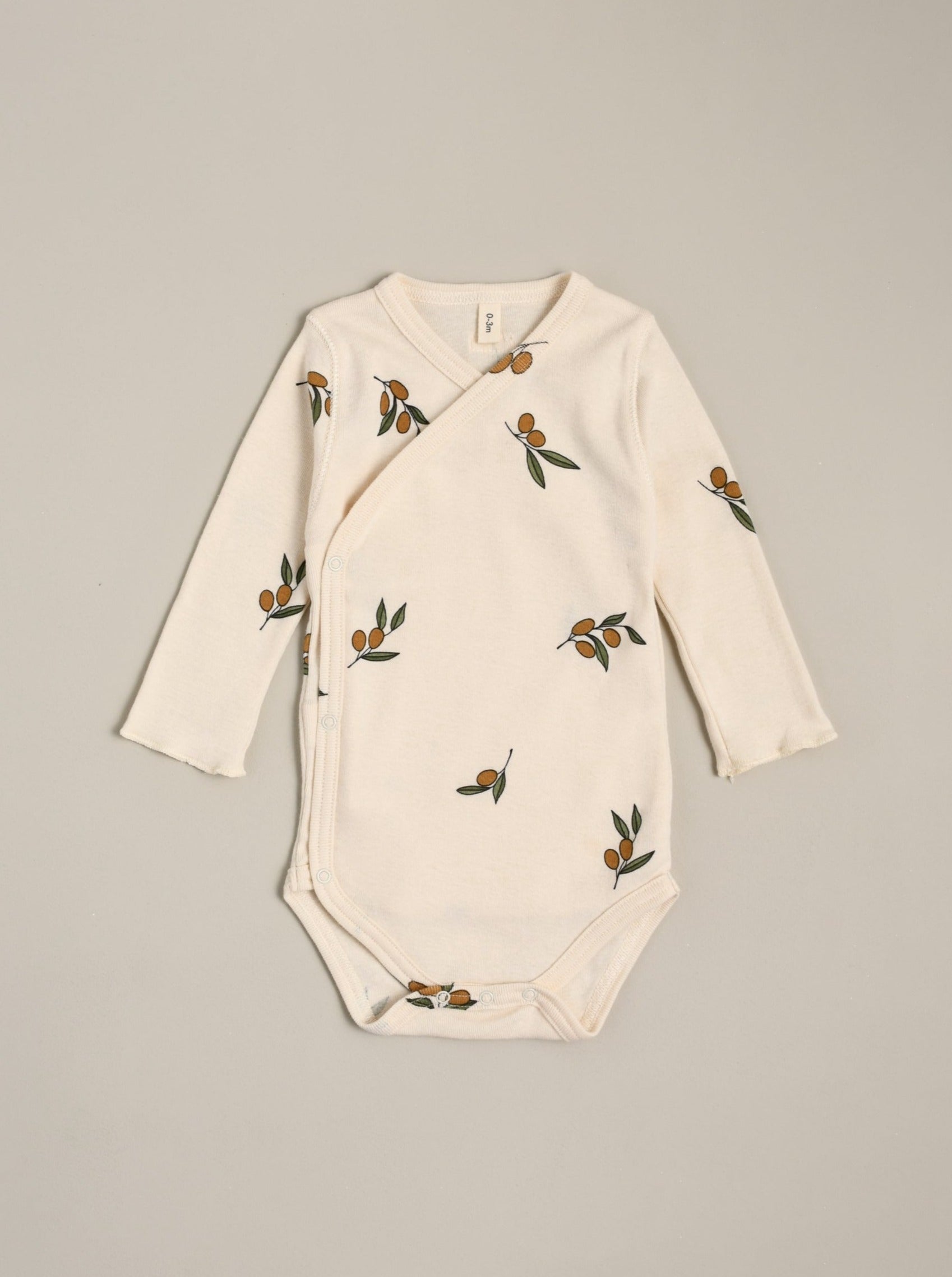 Organic Cotton Baby Wrap Over Tops and Bodysuits | Organic Zoo