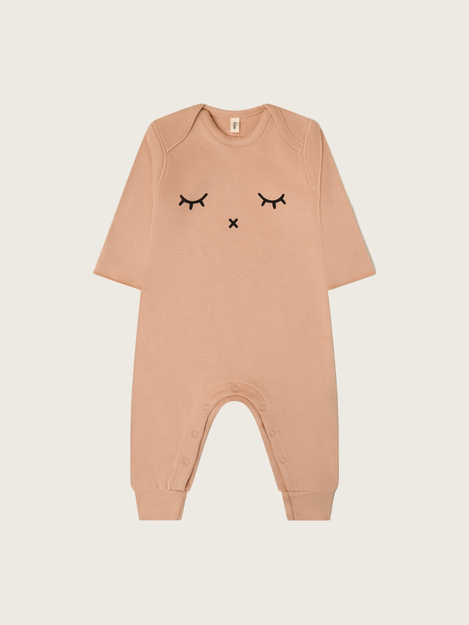 organiczoo セットアップ　1-2y Clay SLEEPY Baby Playsuit | Organic Zoo