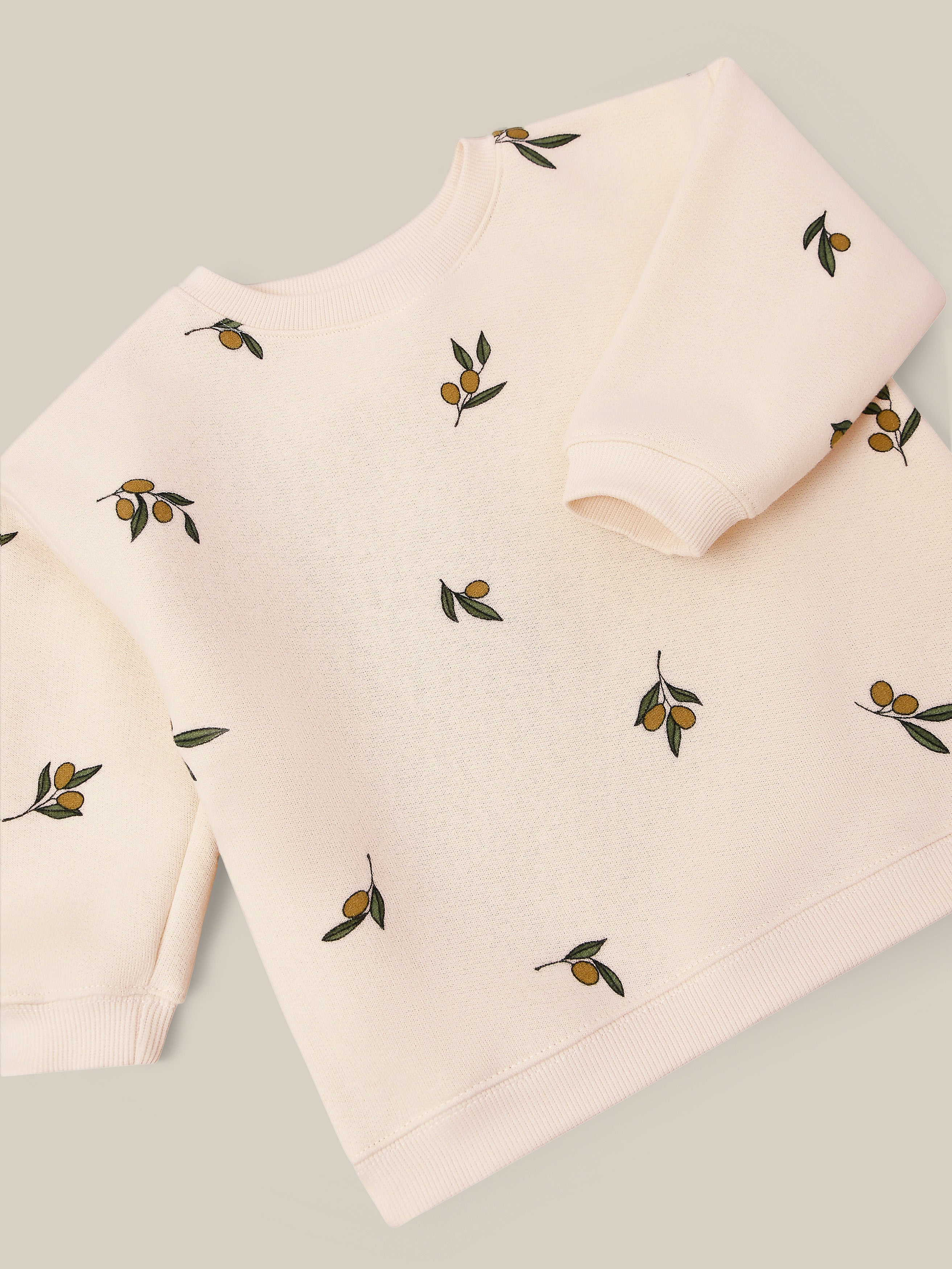 OrganicZooOBSOZOliveGardenSweatshirtDetail