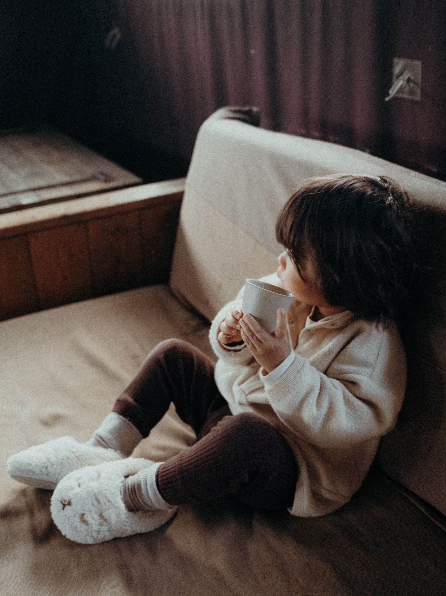 Almond Fleece Sweatshirt