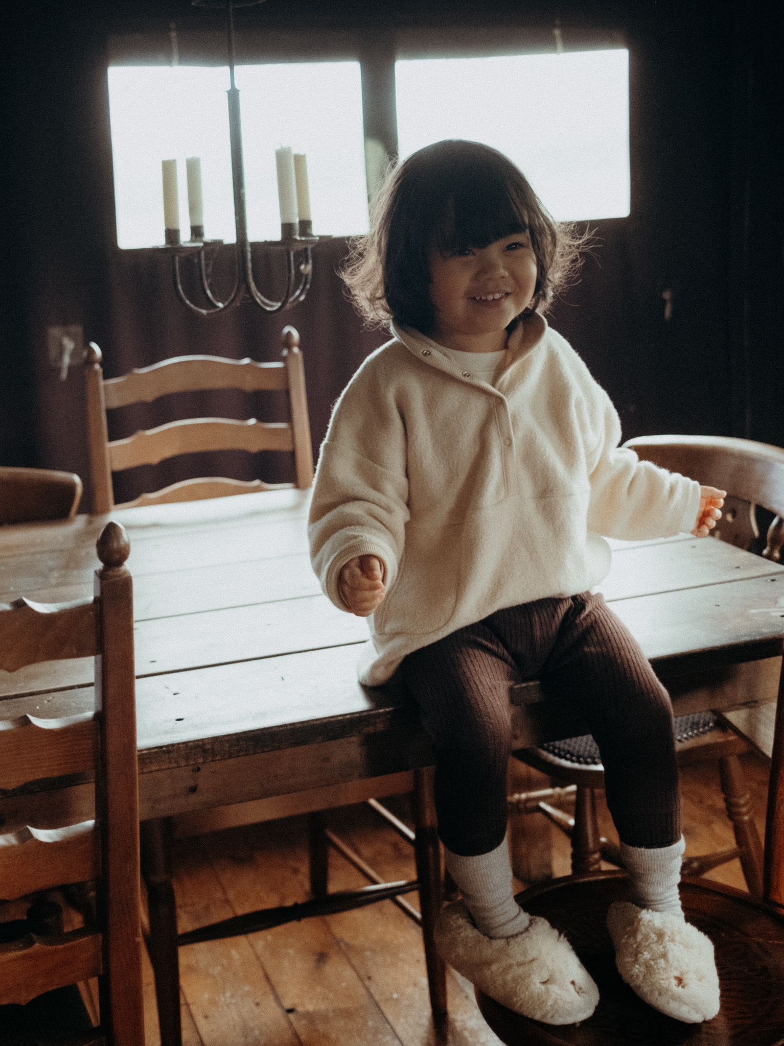 Almond Fleece Sweatshirt