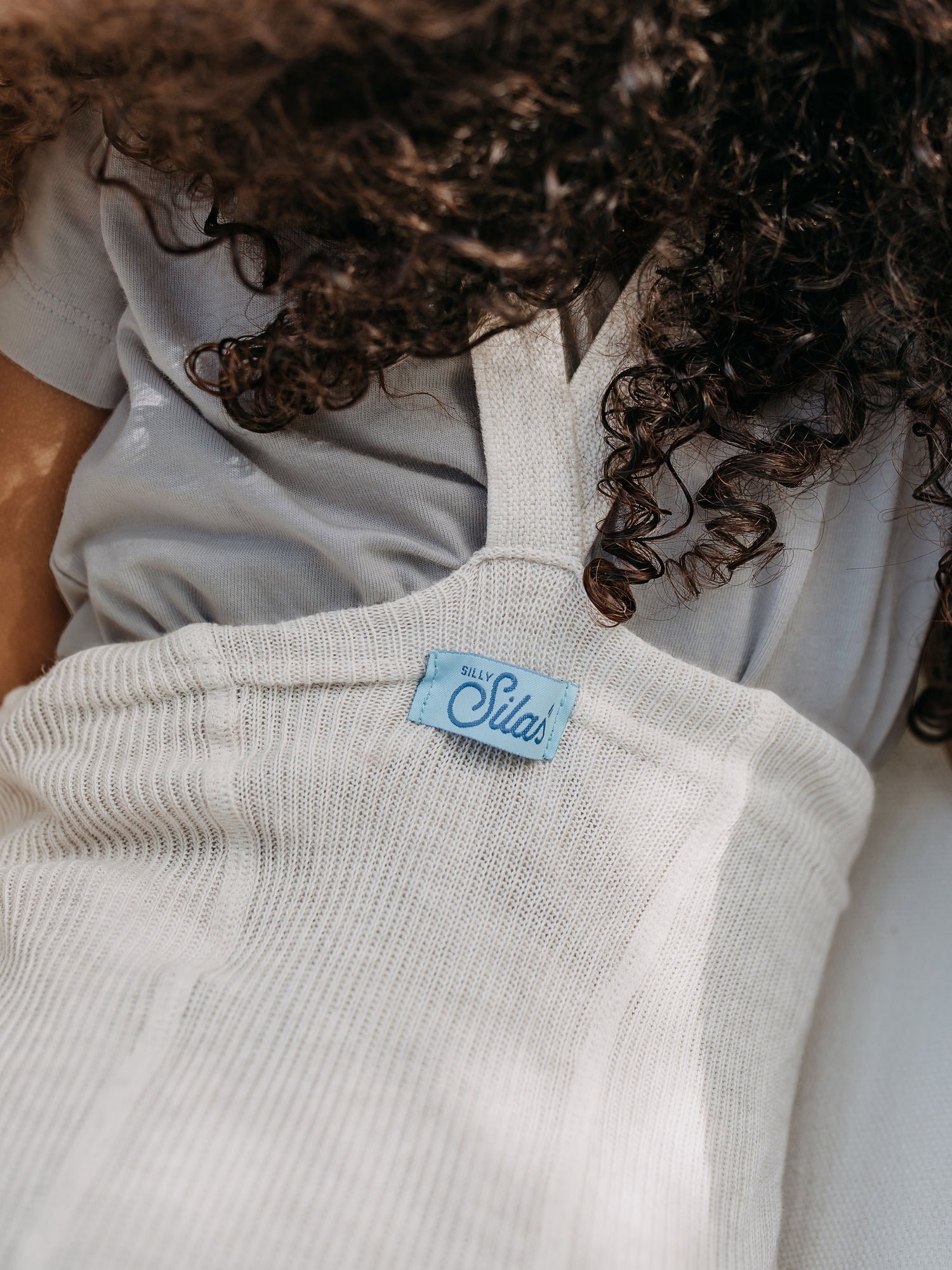 Cream Short Cotton Tights