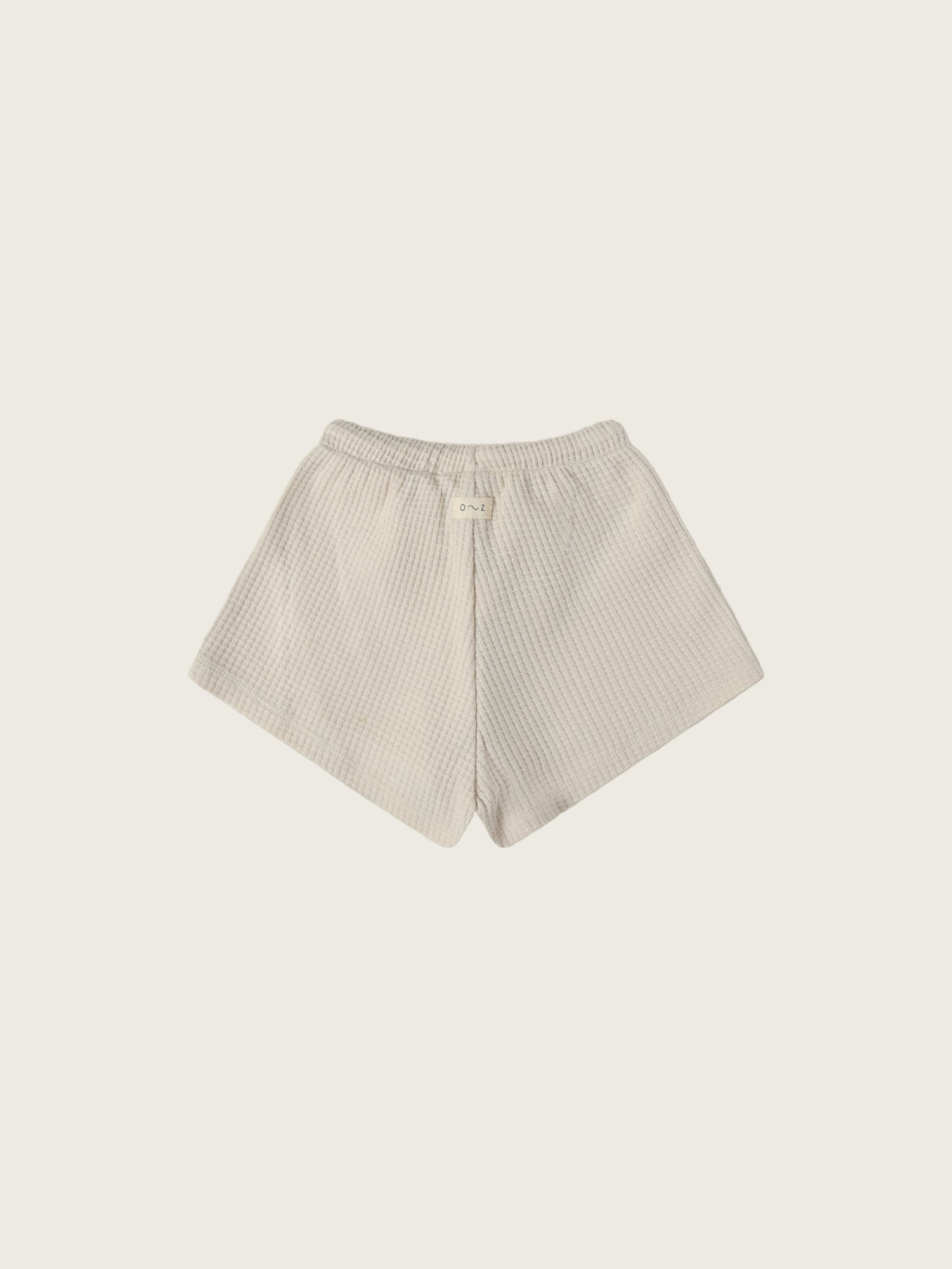 Ceramic White Waffle Rope Shorts