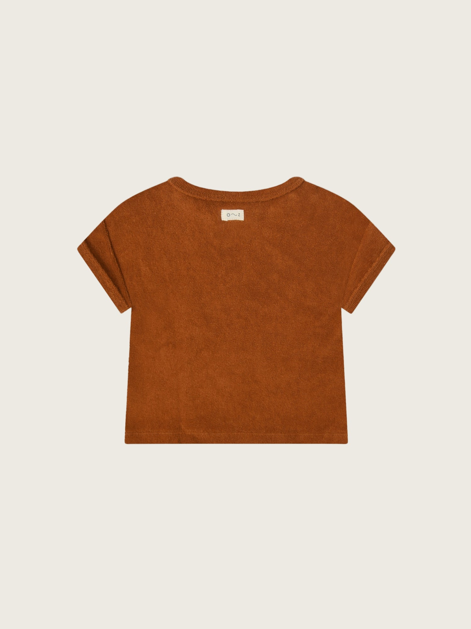 Terracotta Terry Boxy T-shirt