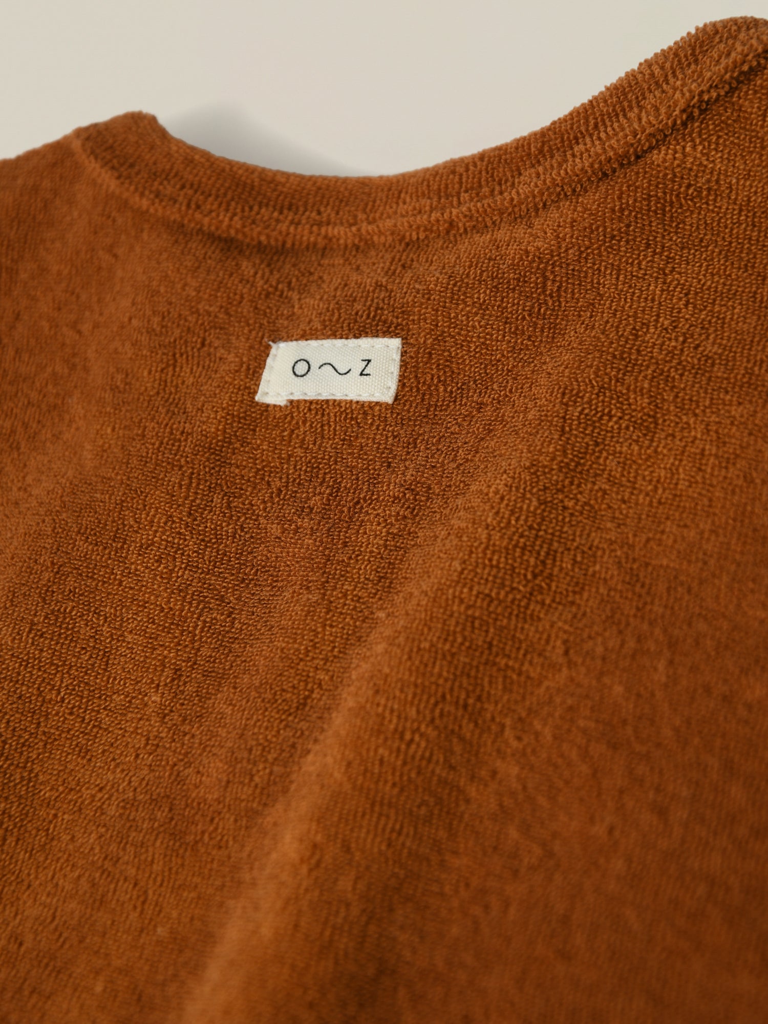 Terracotta Terry Boxy T-shirt