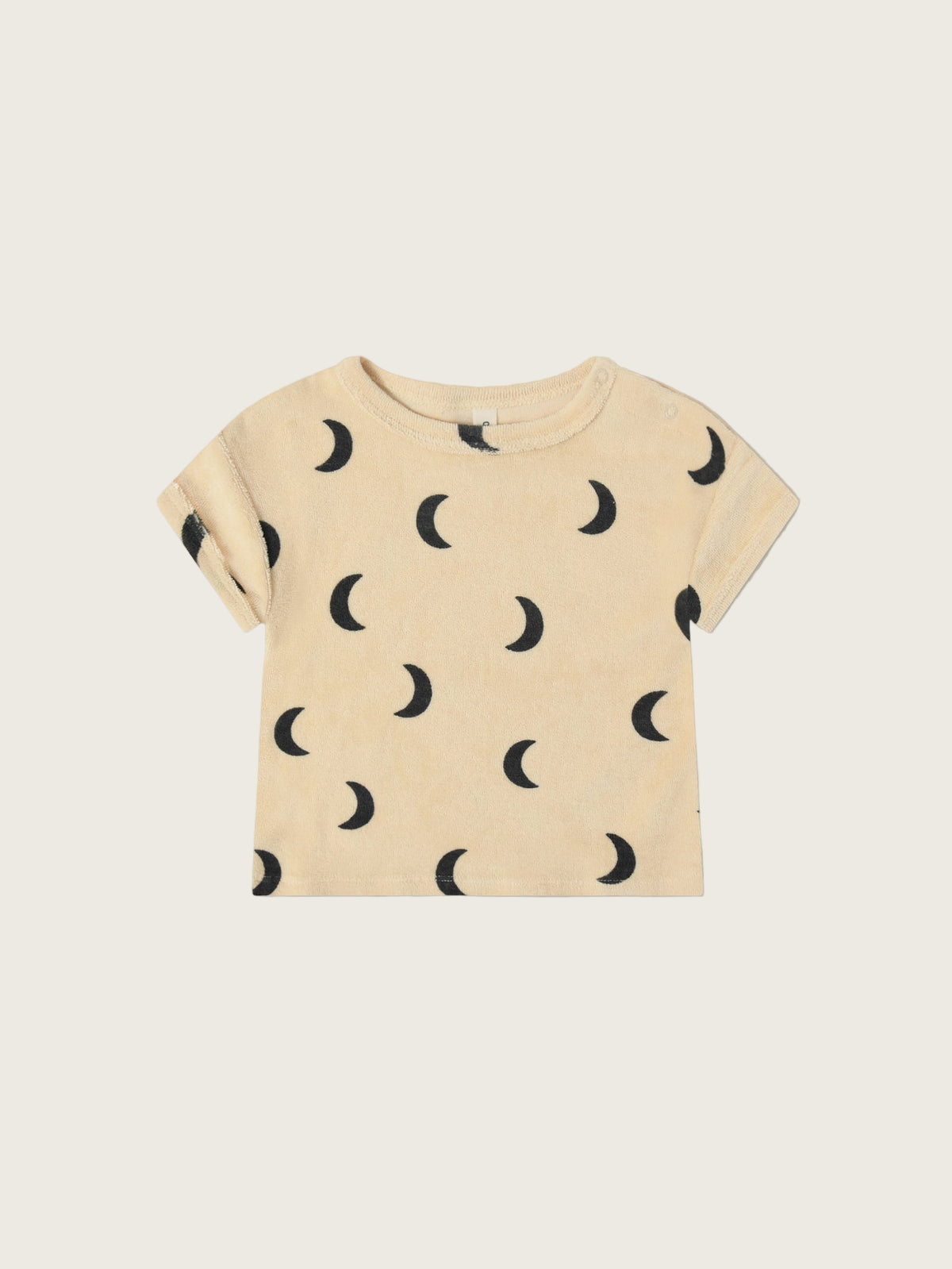 Pebble Midnight Terry Boxy T-shirt | Organic Zoo