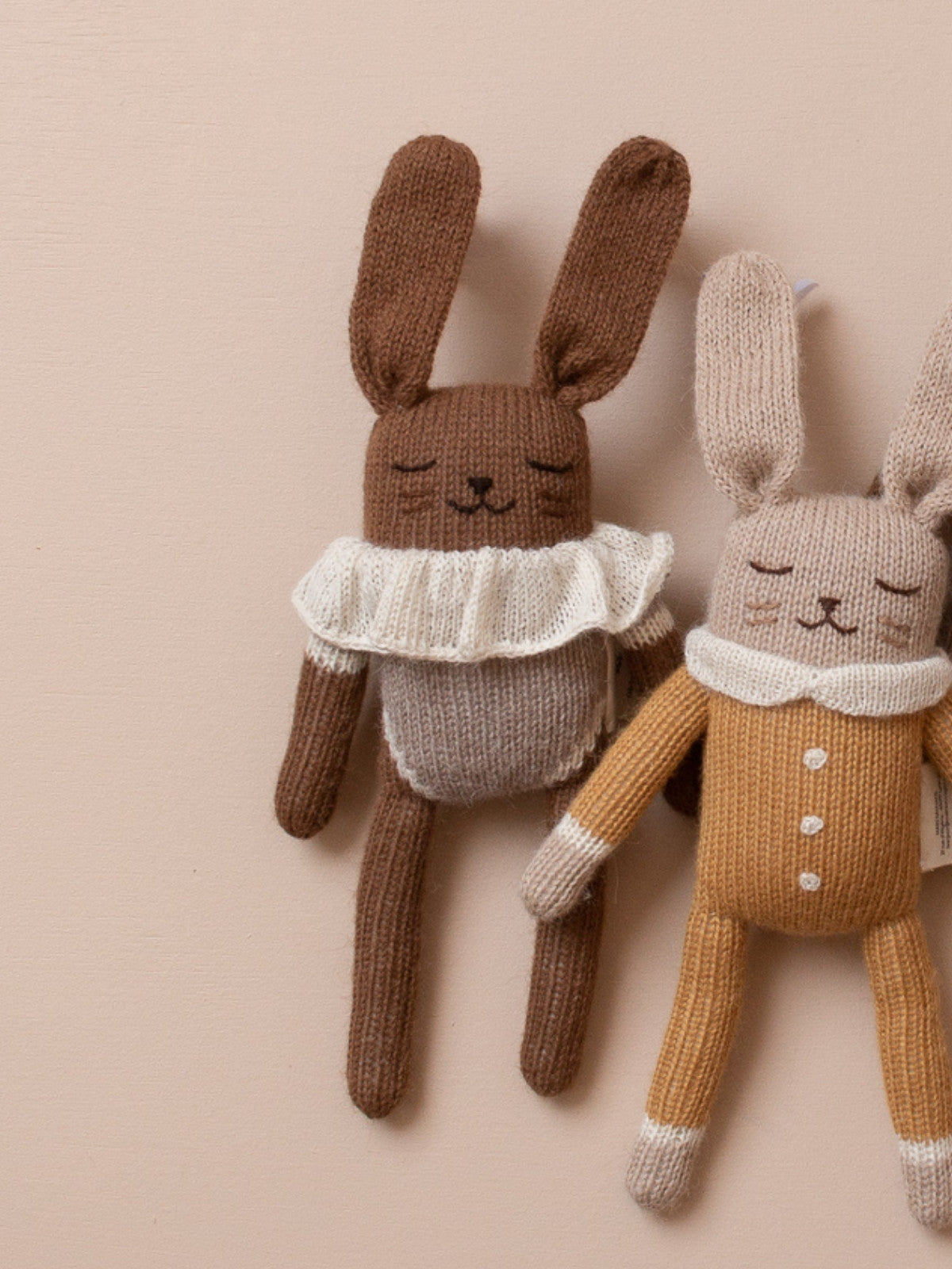 Bunny Soft Toy - Oat Bodysuit