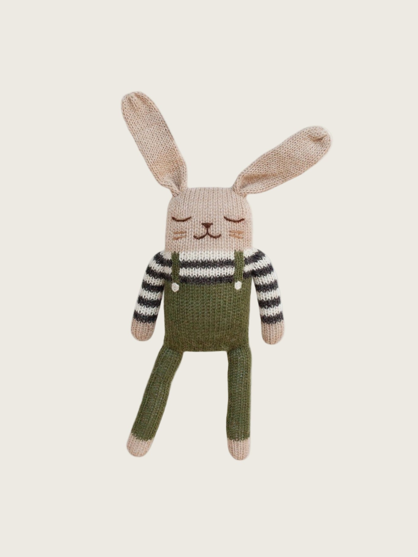 Bunny Soft Toy - Olive Overalls