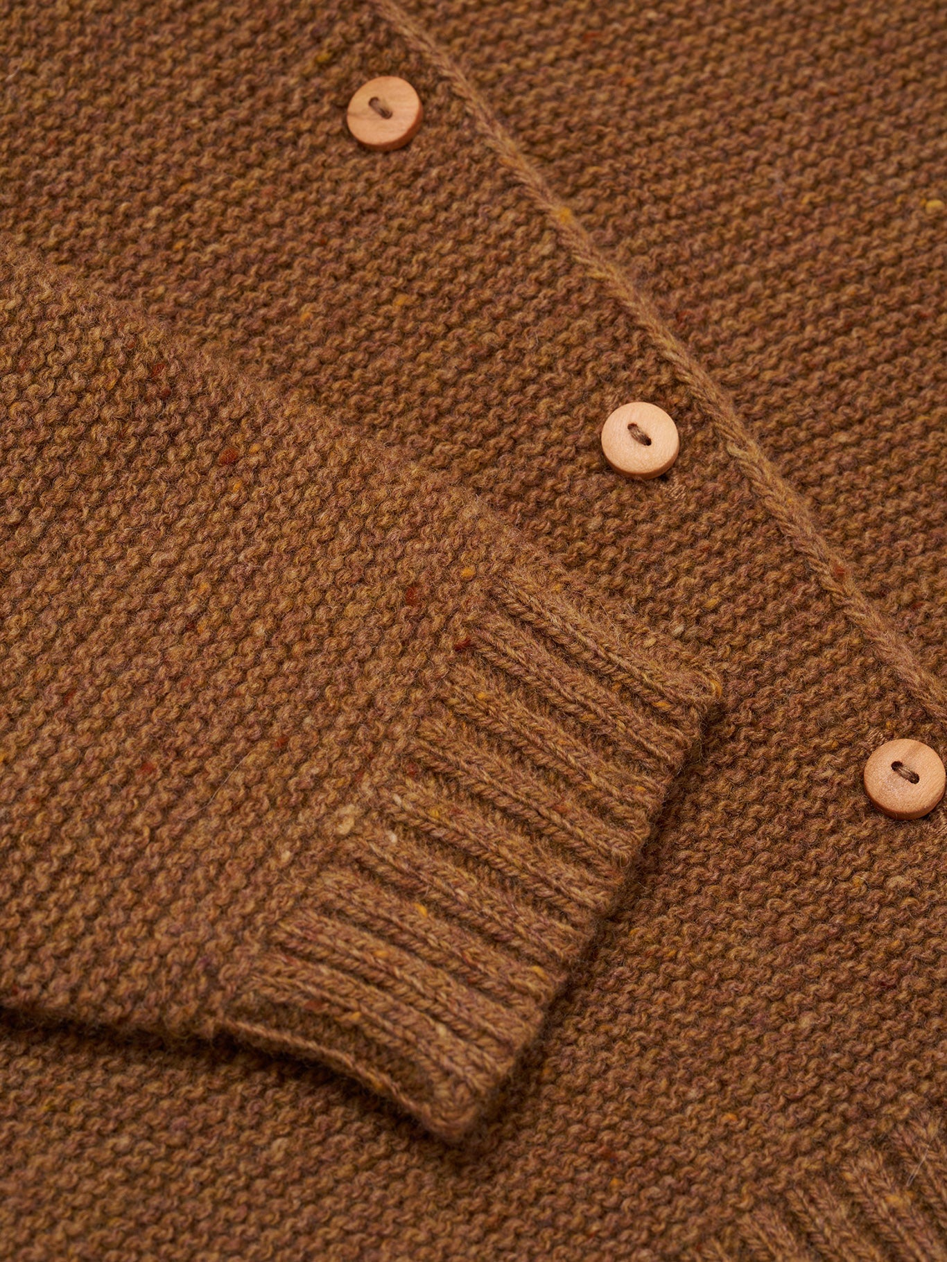 Chestnut Wool Cardigan