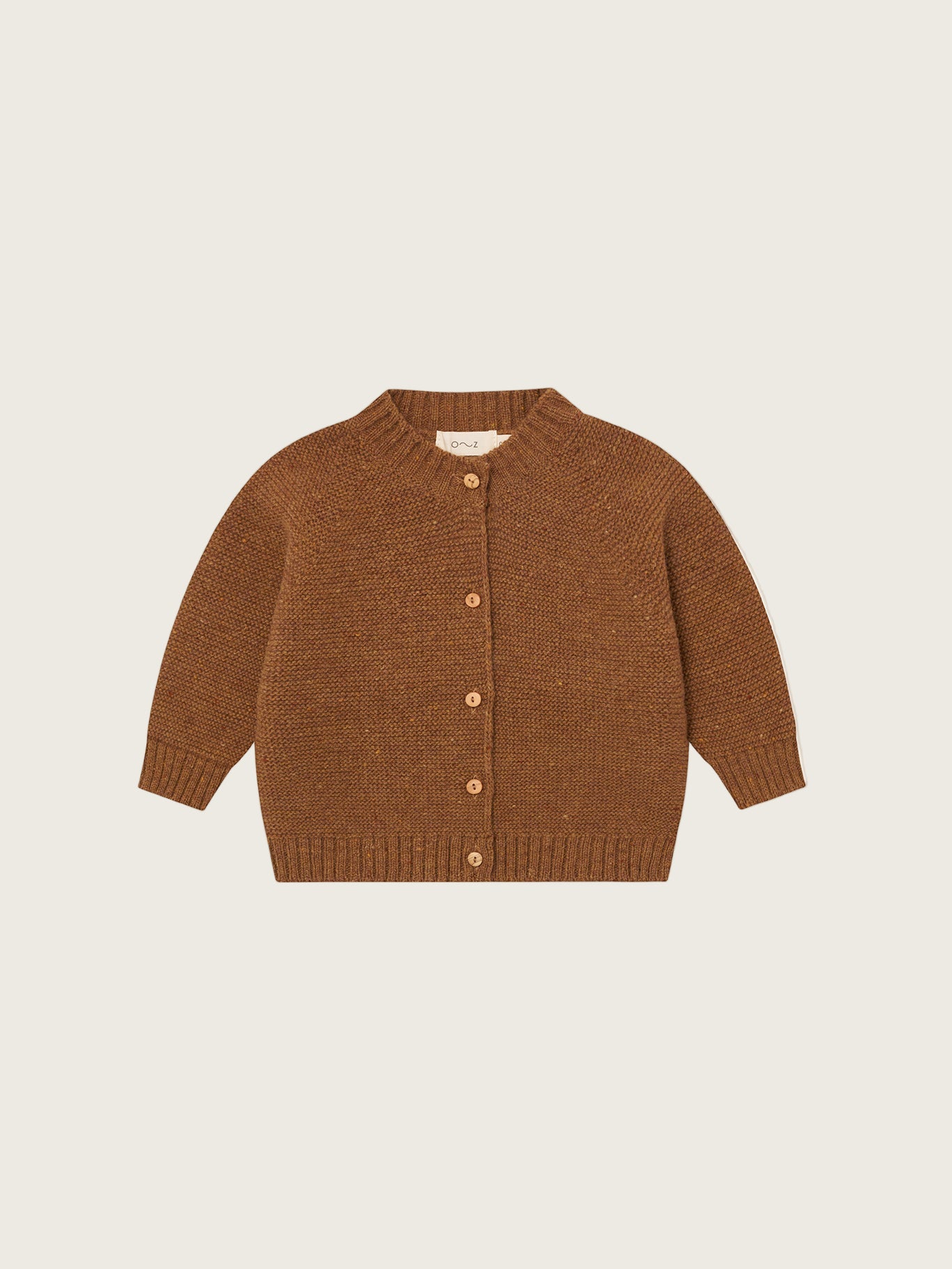 Chestnut Wool Cardigan