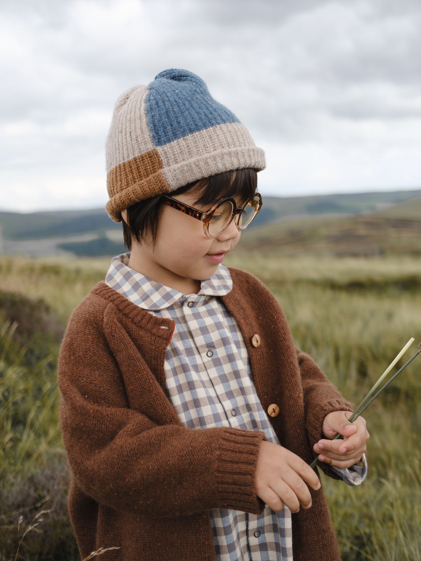 Soil Boxy Wool Cardigan