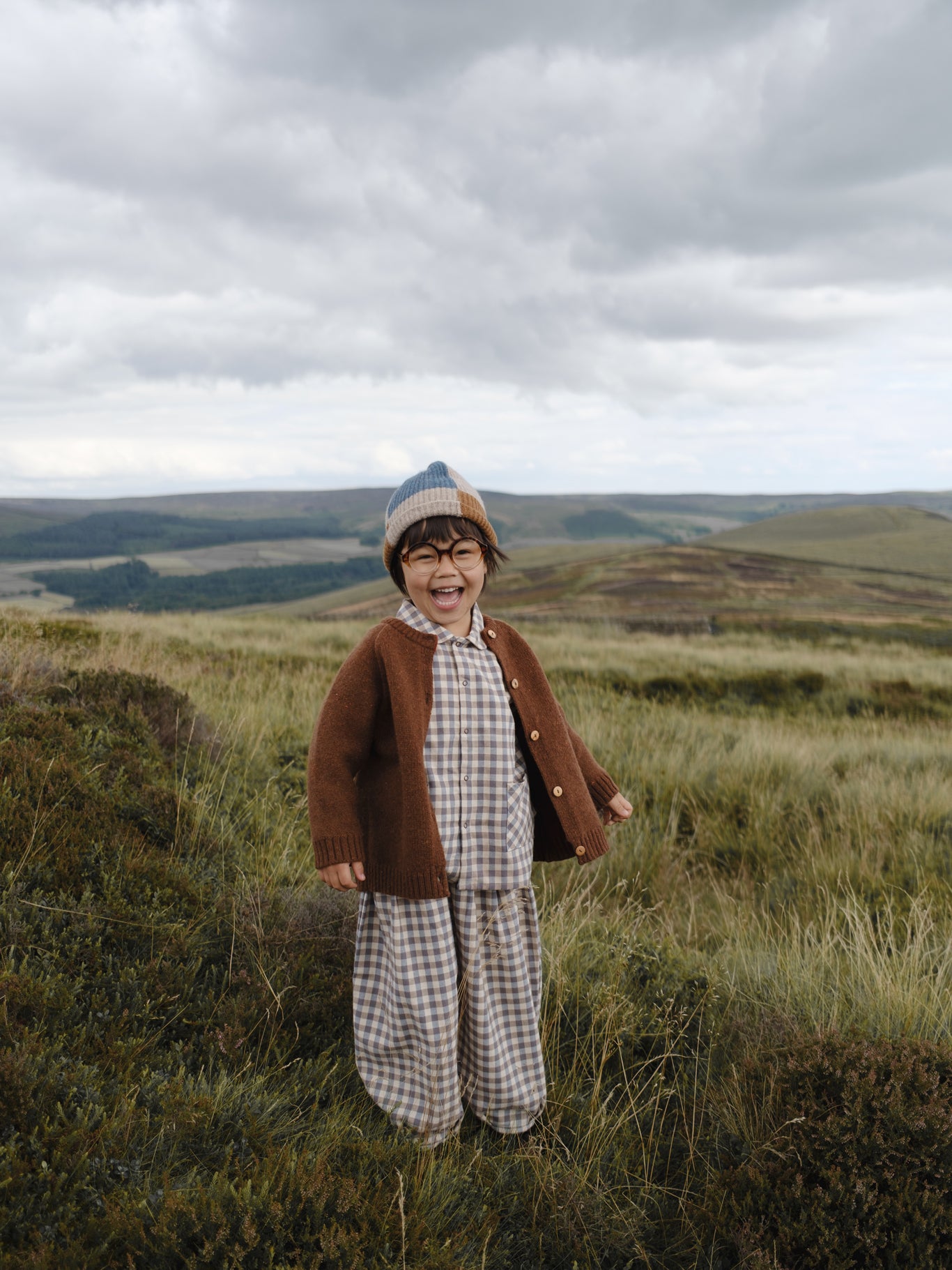 Soil Boxy Wool Cardigan
