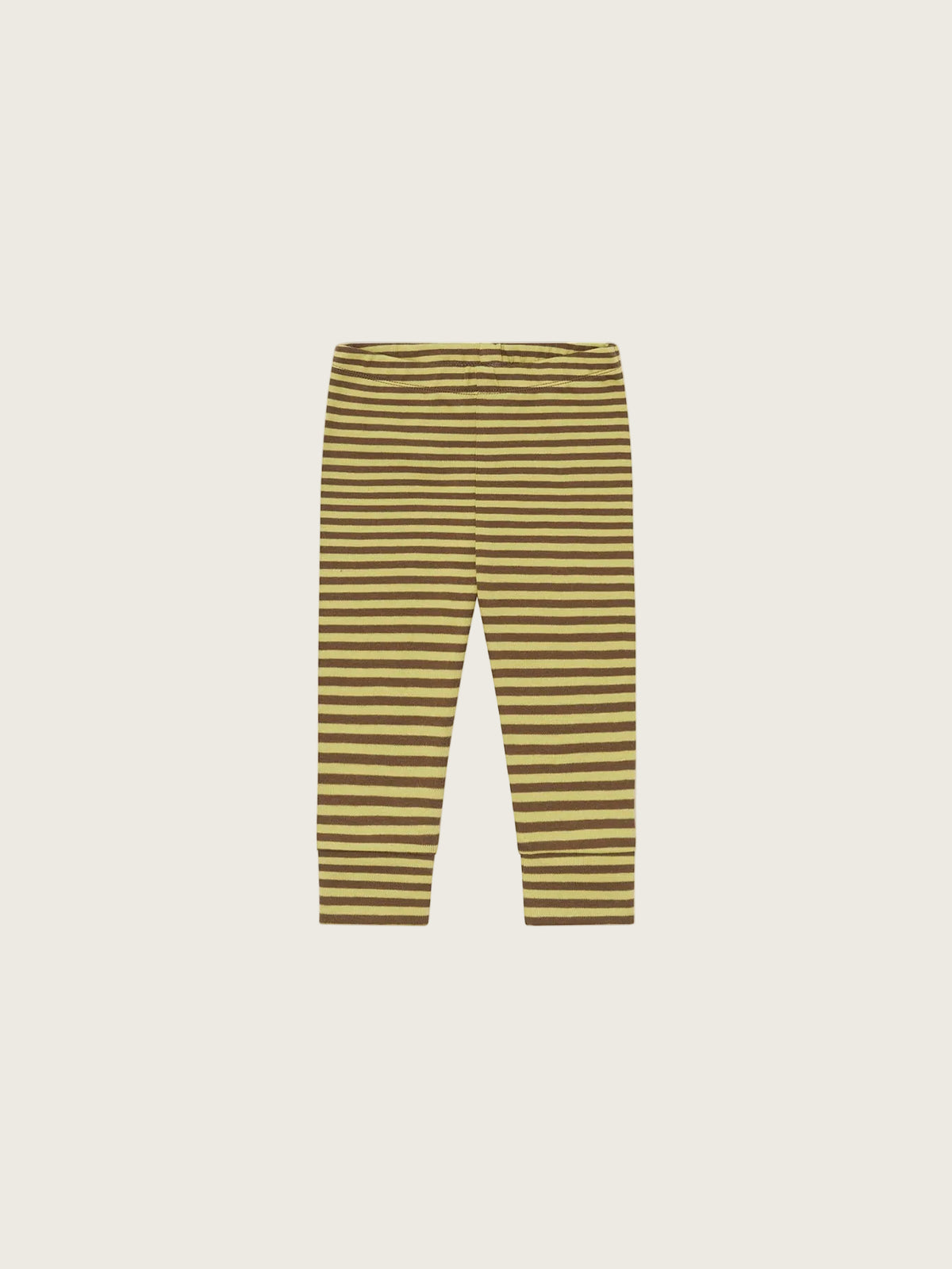 Chicory Stripes Cuffed Leggings