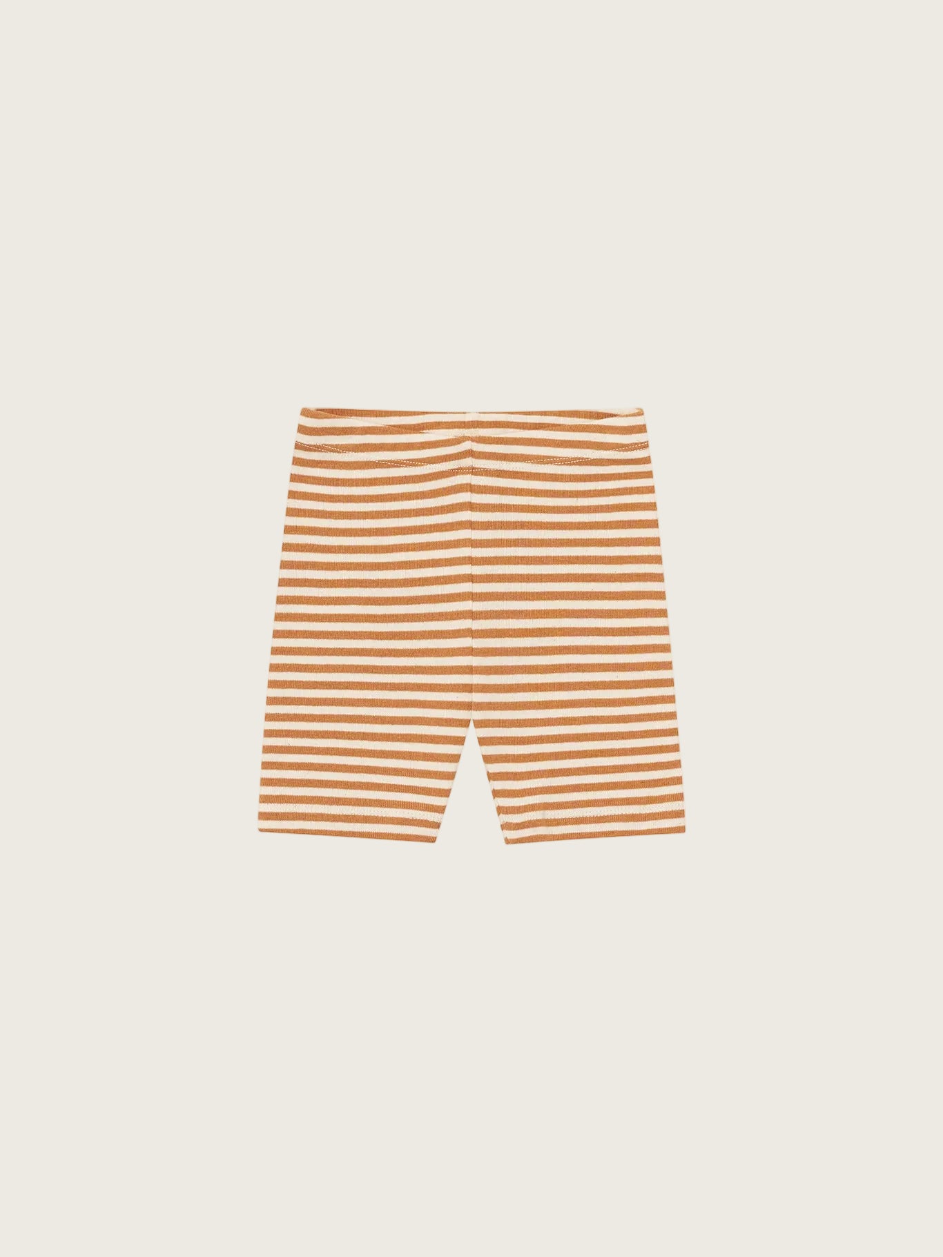 Copper Stripes Biker Shorts