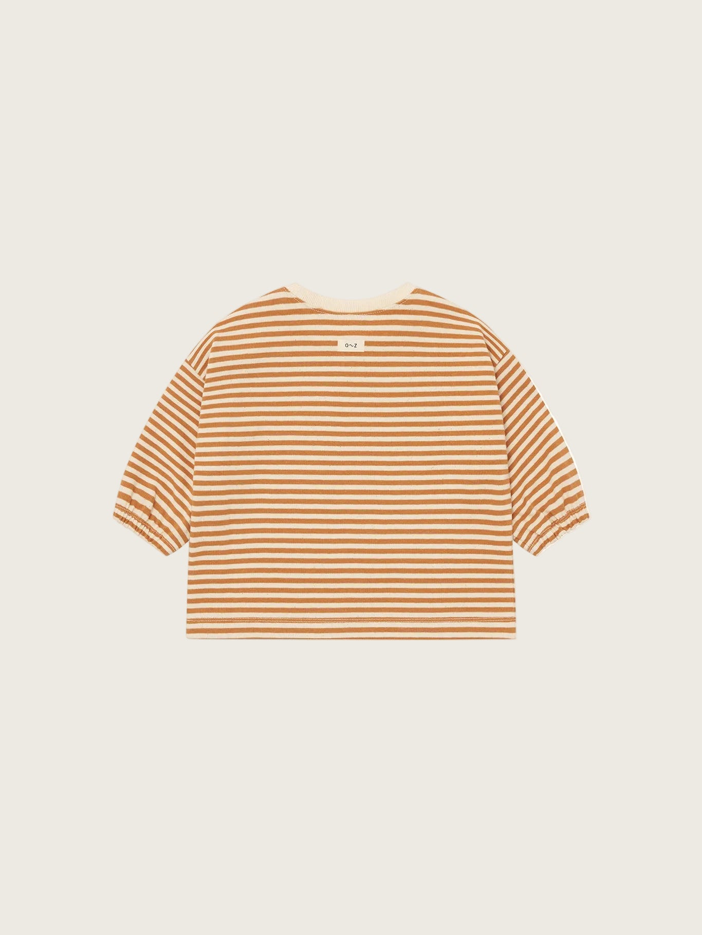 Striped sweatshirt on a white background