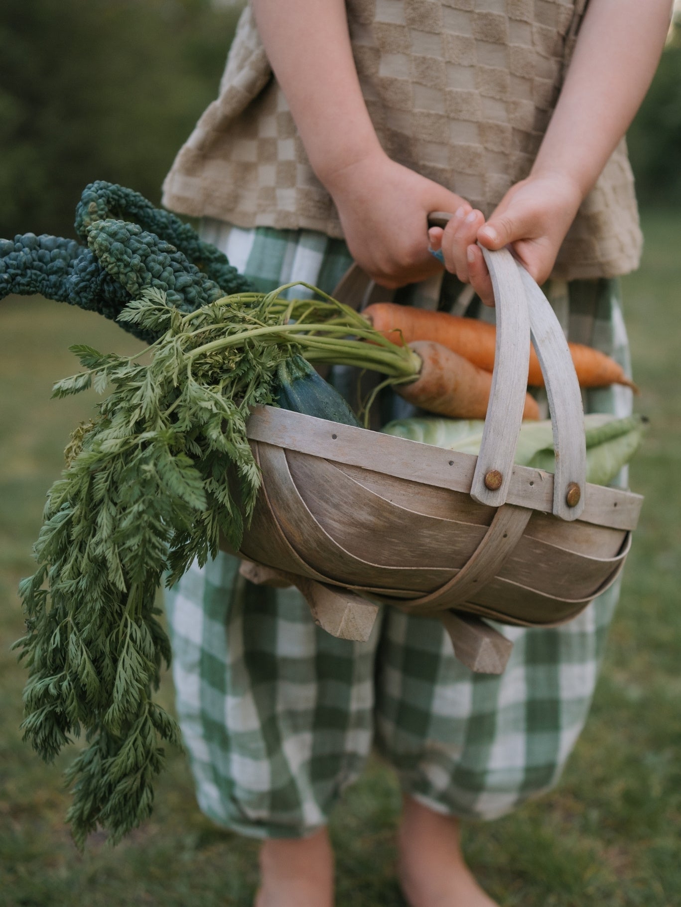 Dill Gingham Resort Pants