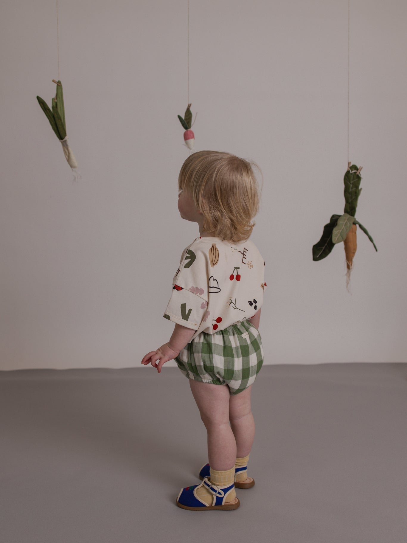 Dill Gingham Shortie