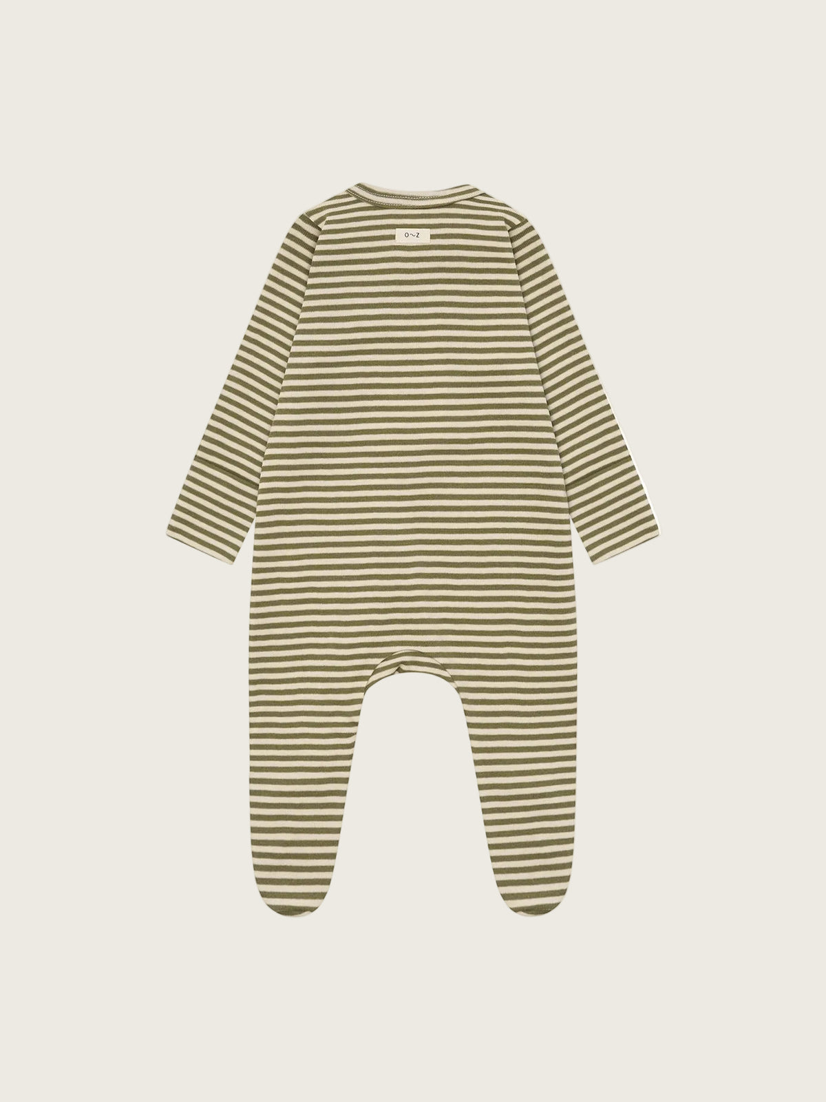 Fern Stripes Zip Sleepsuit