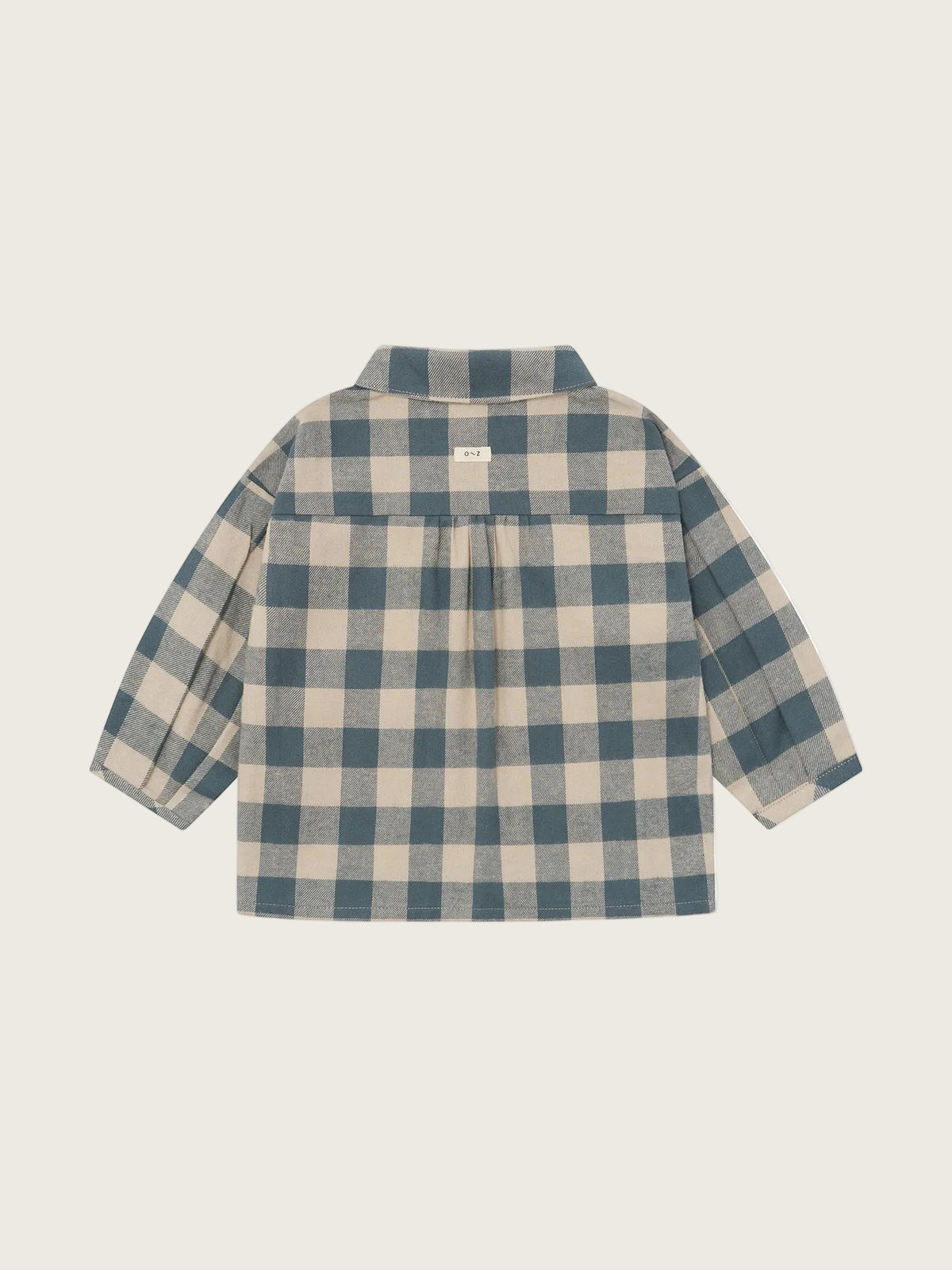 Fog Blue Gingham Lodge Shirt