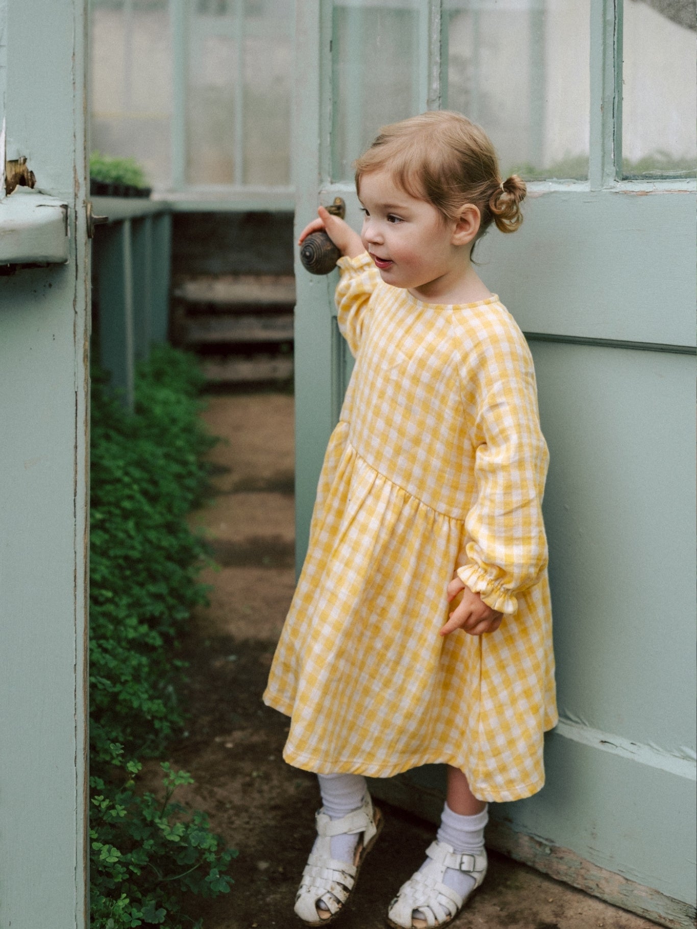 Honeycomb Gingham Field Dress