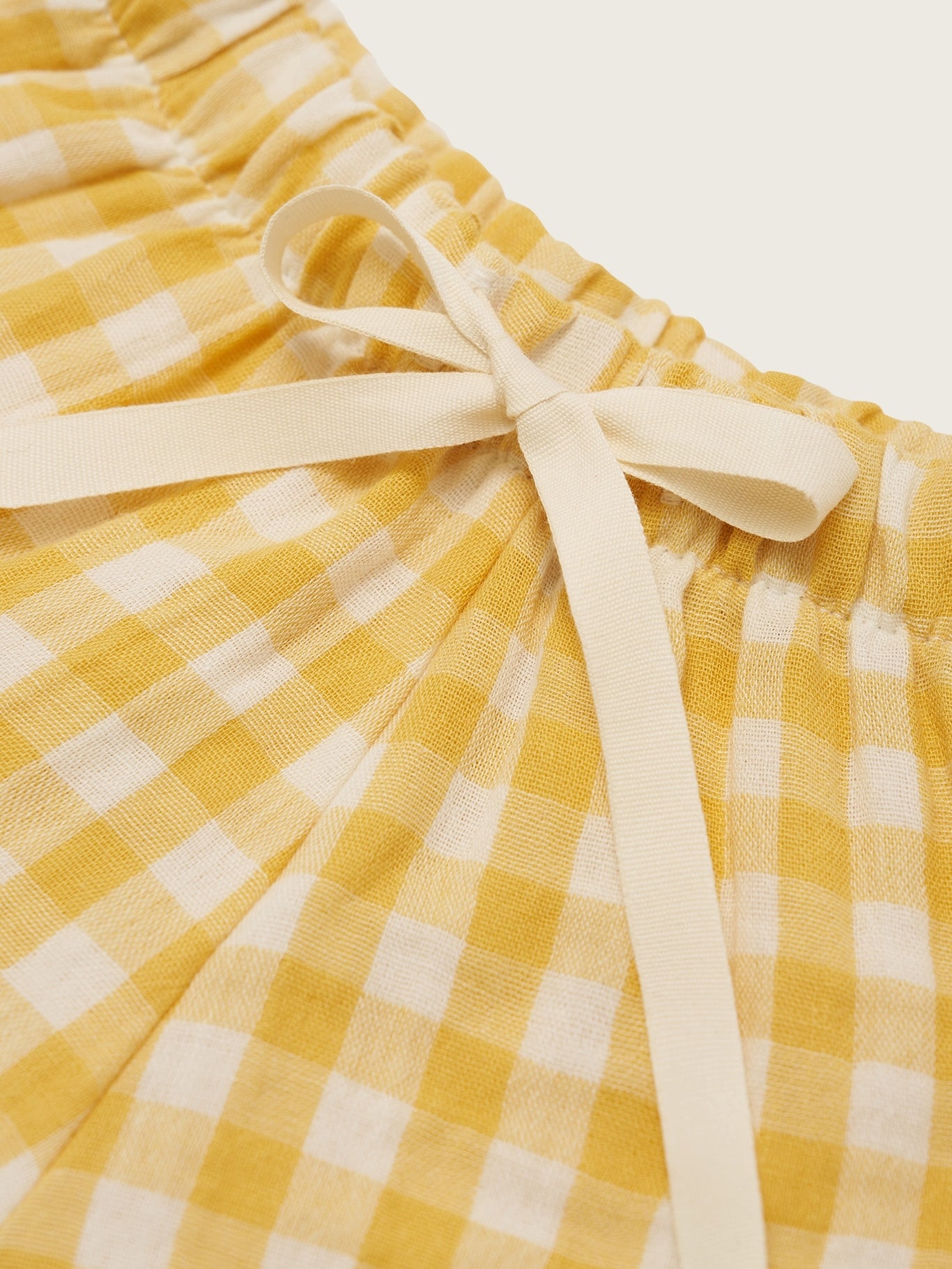 Honeycomb Gingham Frill Shorts