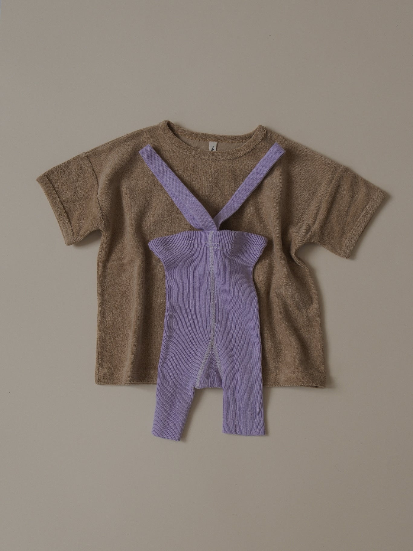 Lavender Shorty Cotton Tights