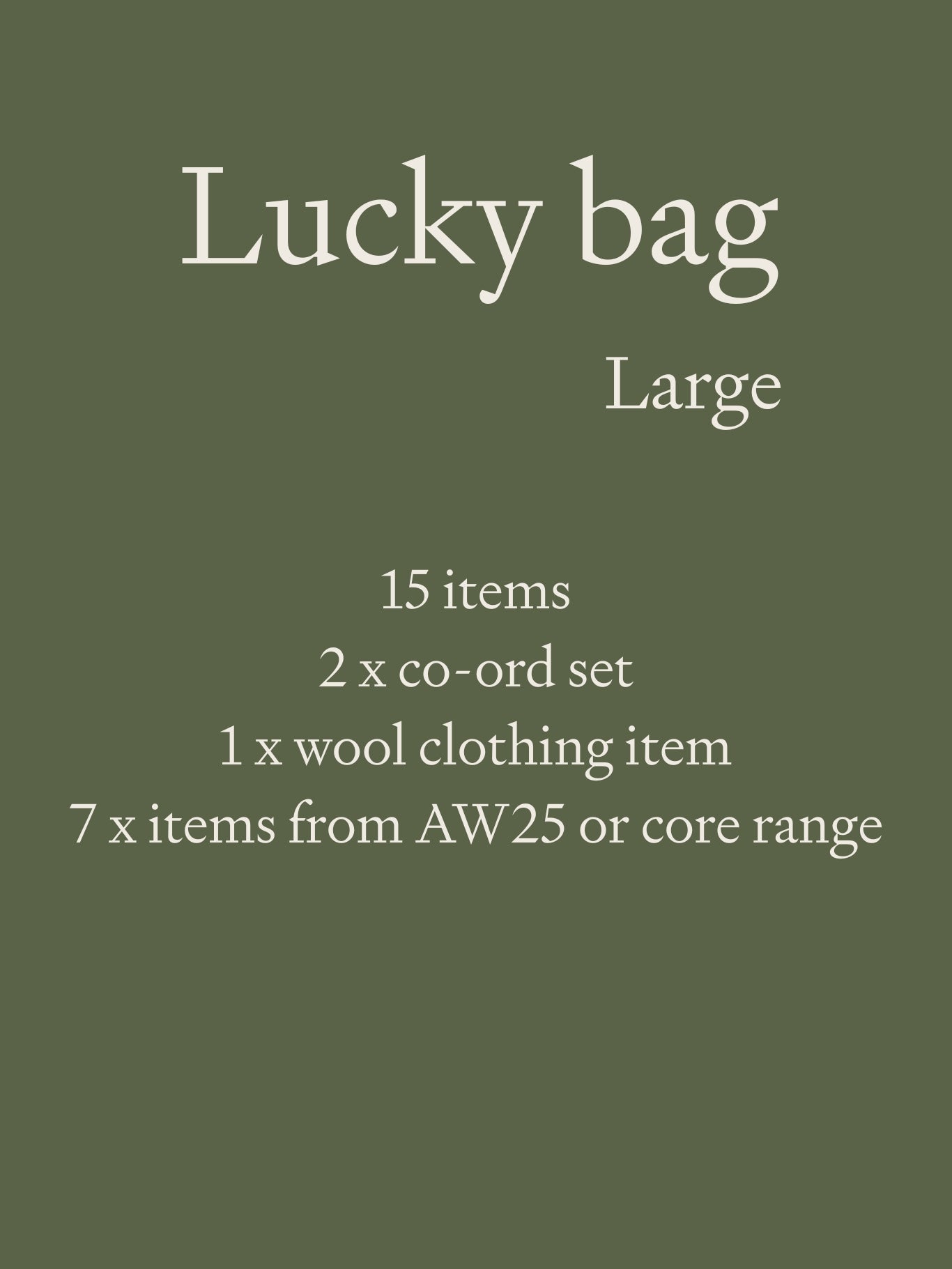 Lucky Bag 15 Items