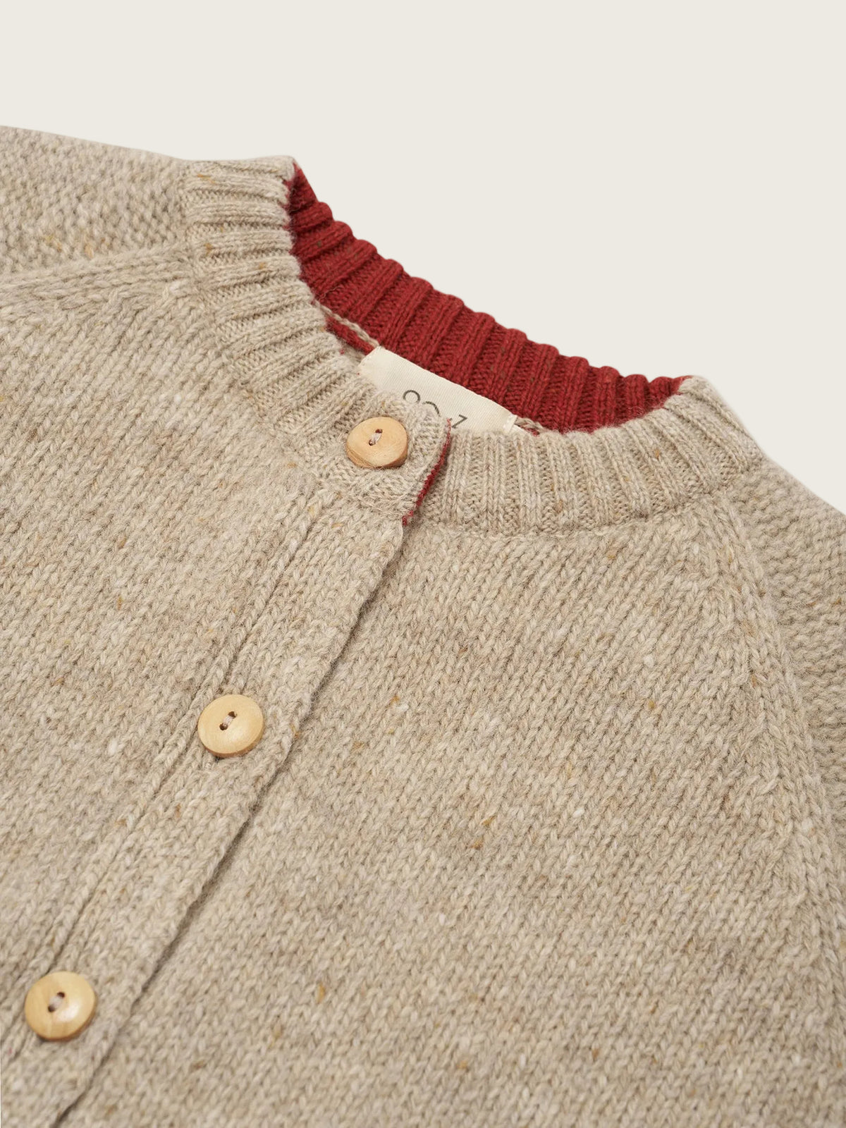 Oatmeal Wool Cardigan Toddler
