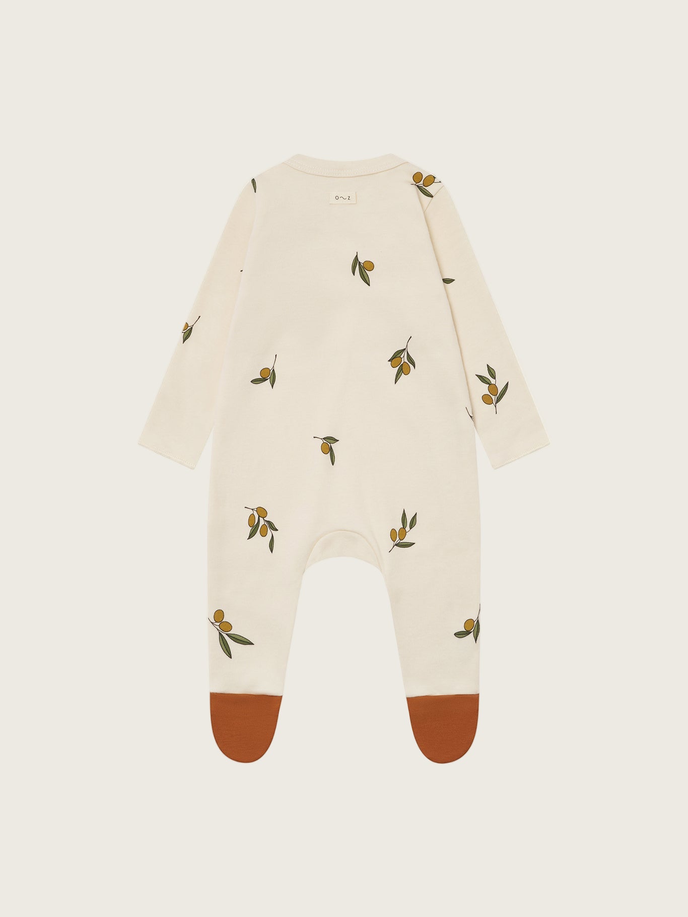 Olive Garden Suit With Contrast Feet