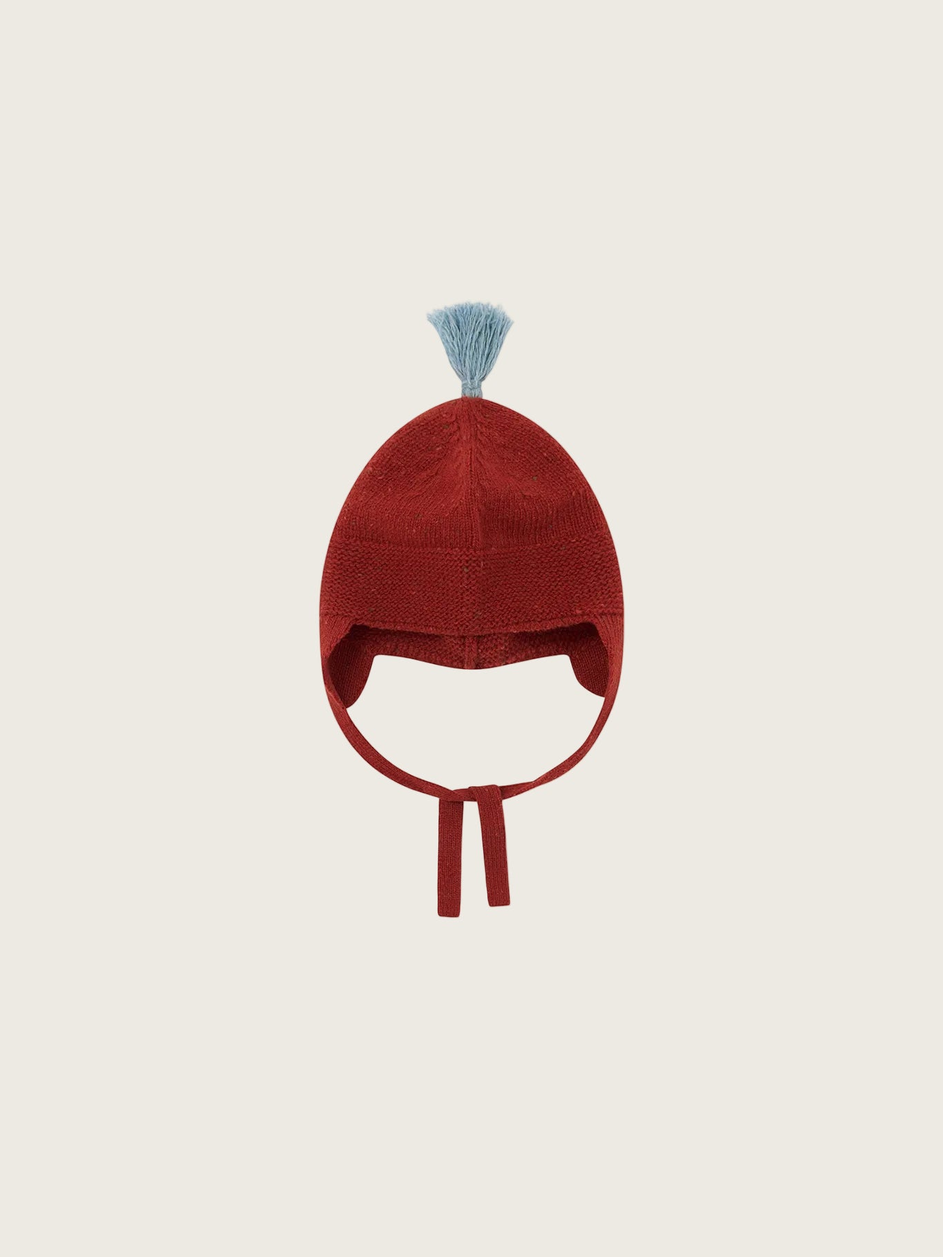 Paprika contrast Tassel Hat ~ Organic Zoo