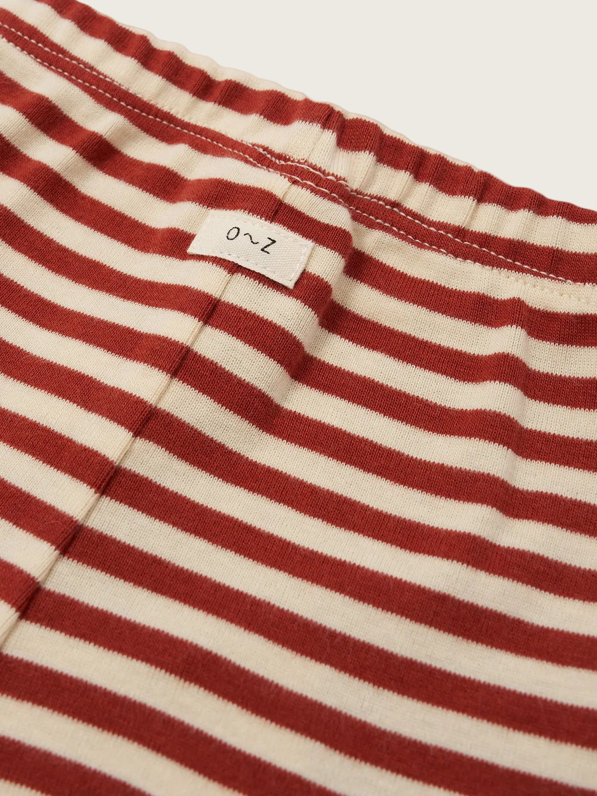 Paprika Stripes Cuffed Leggings