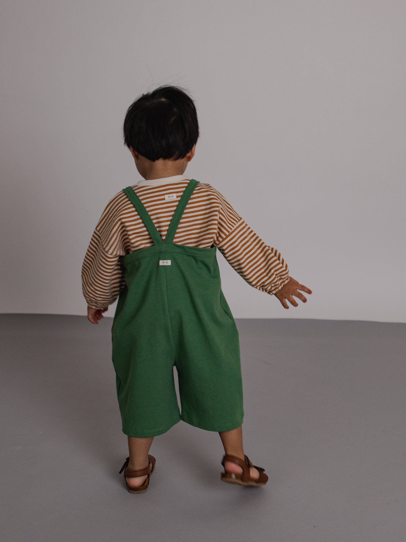Seagrass Cropped Dungarees
