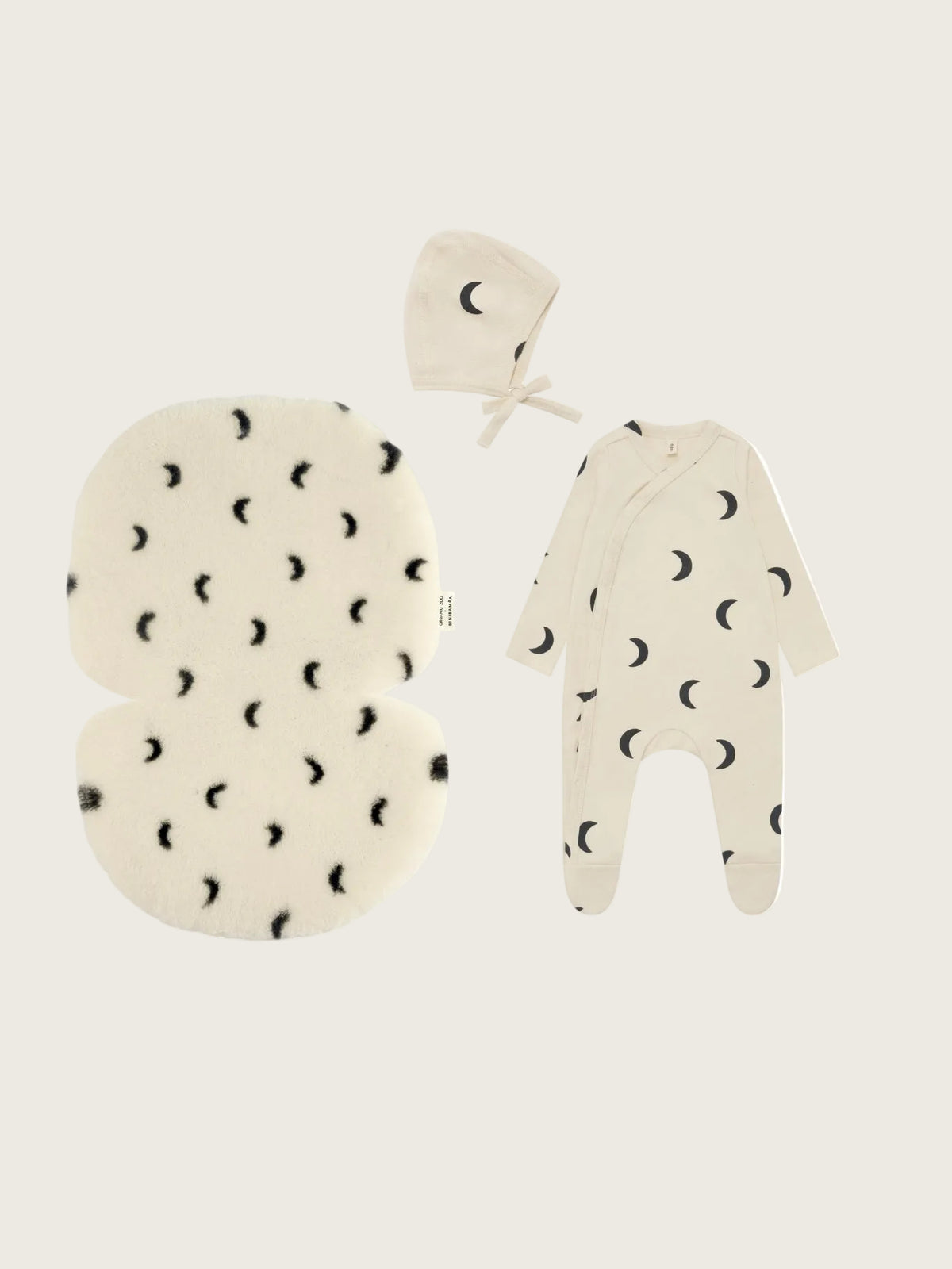Snuggle Baby Set Undyed Midnight