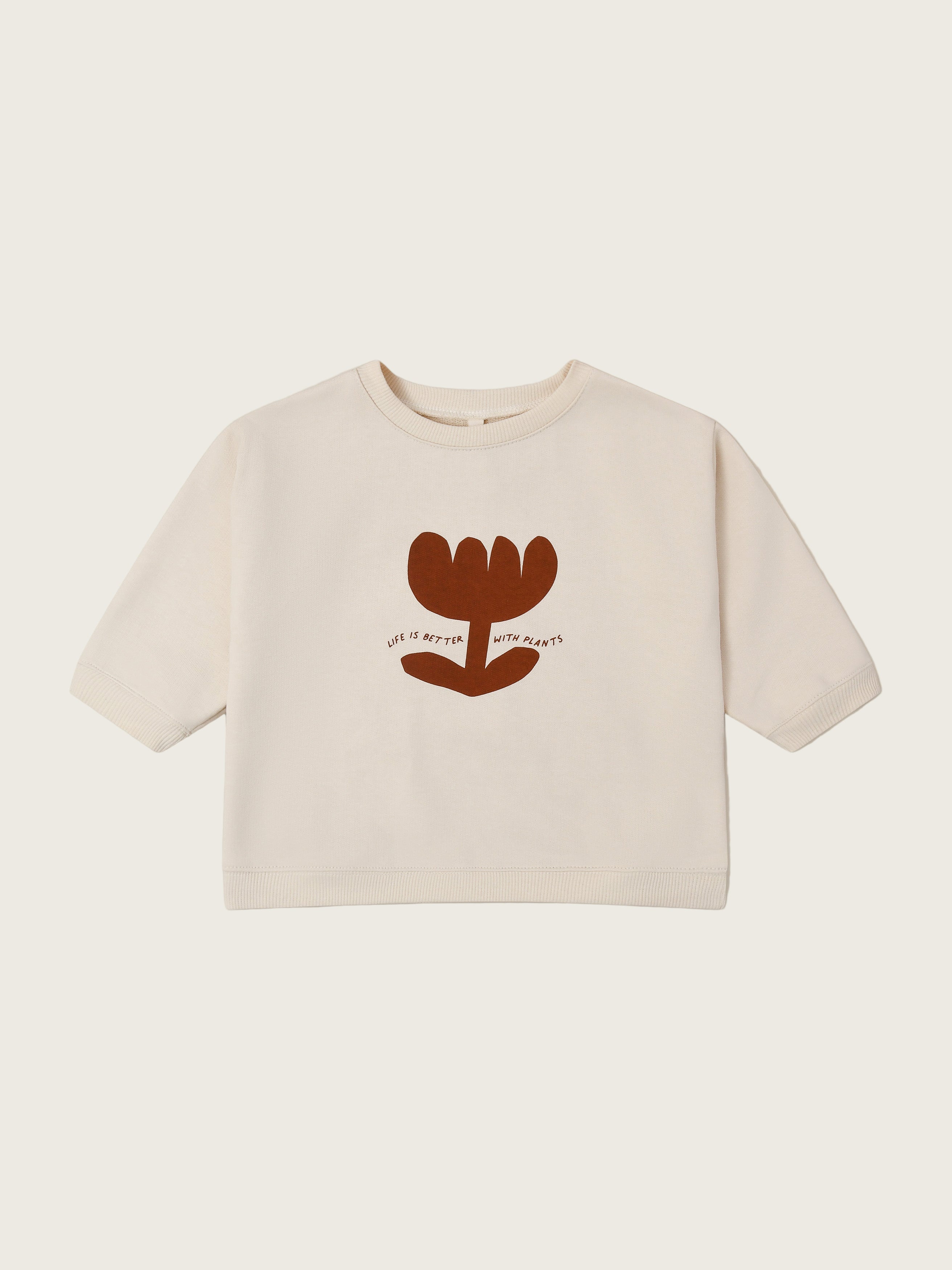 Plant Slogan Sweatshirt | Organic Zoo