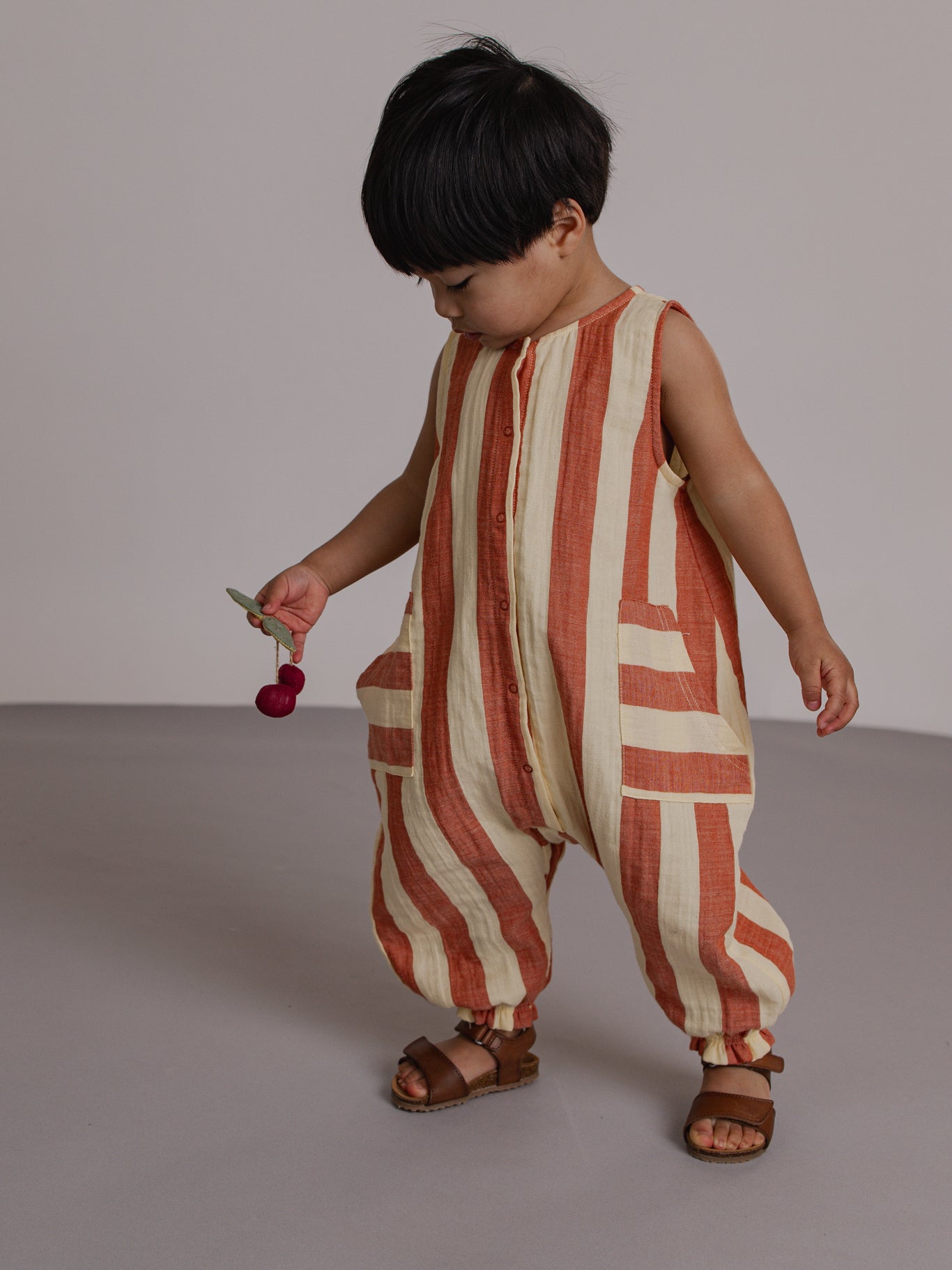 Tomato Stripes Jumpsuit