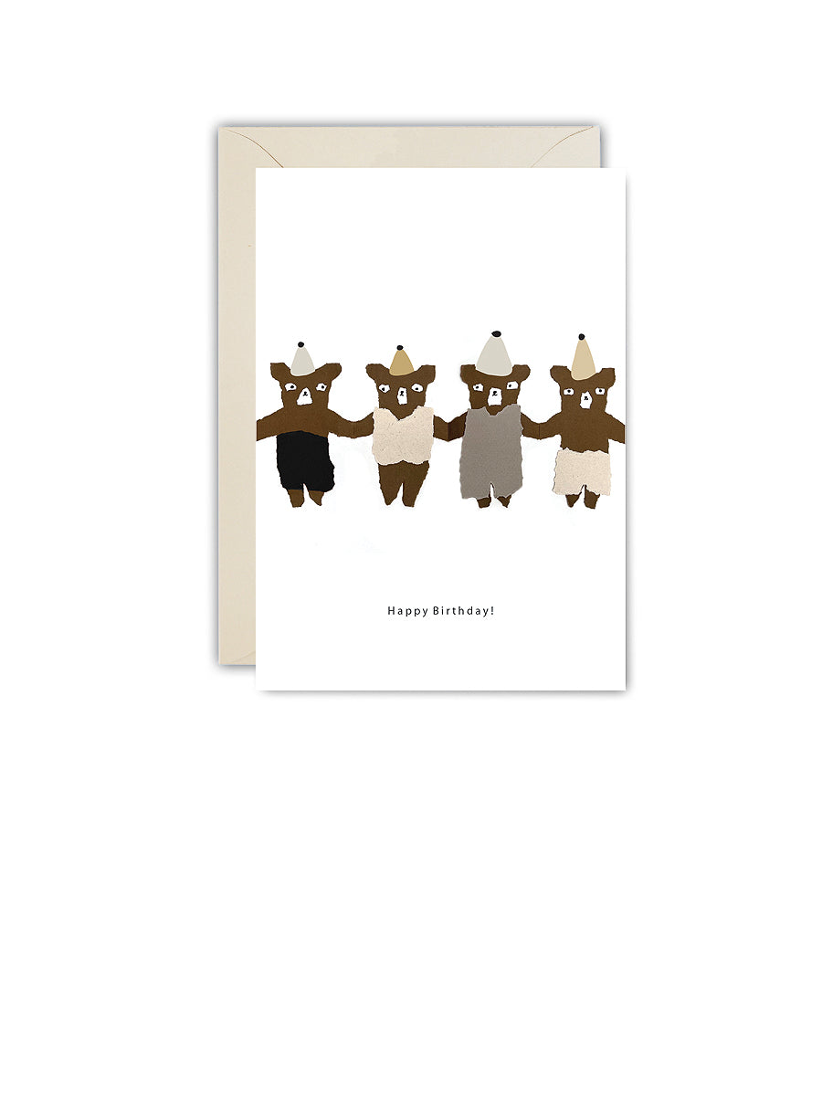 Happy Birthday Bears Card