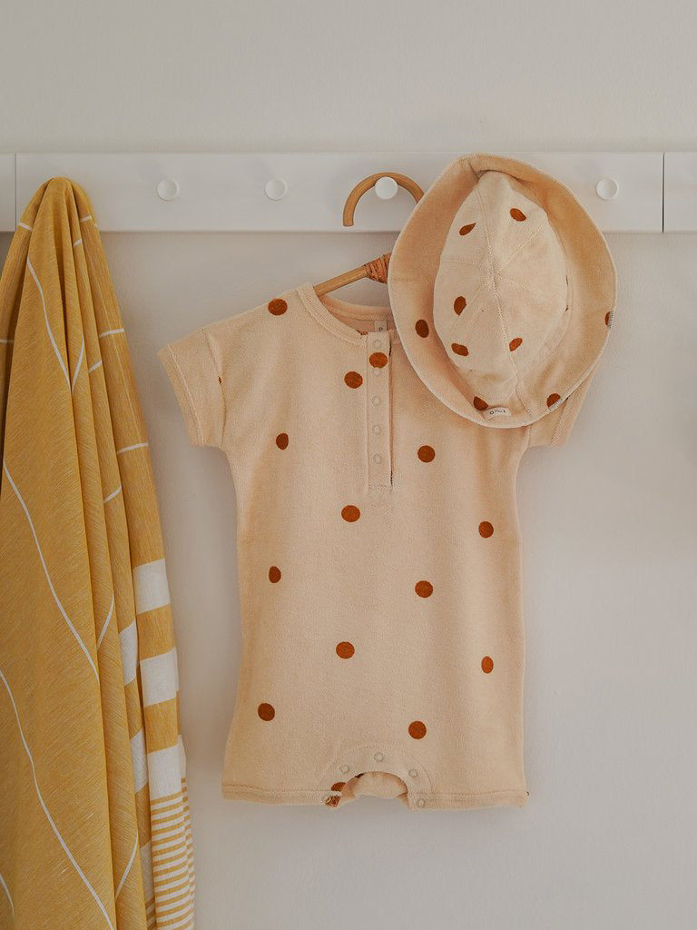 Dots Terry Bucket Sun Hat