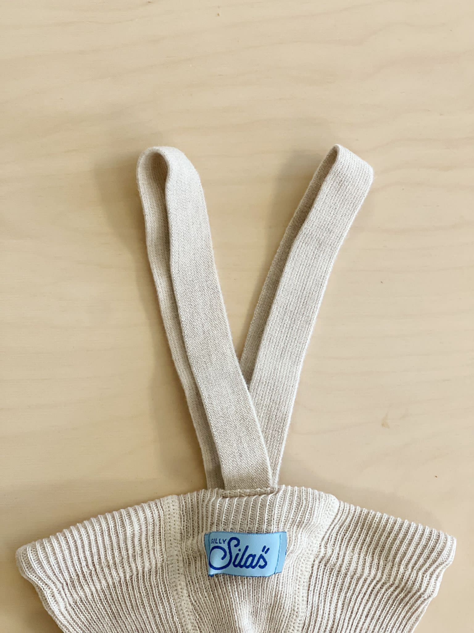 Cream Blend Footed Tights With Braces