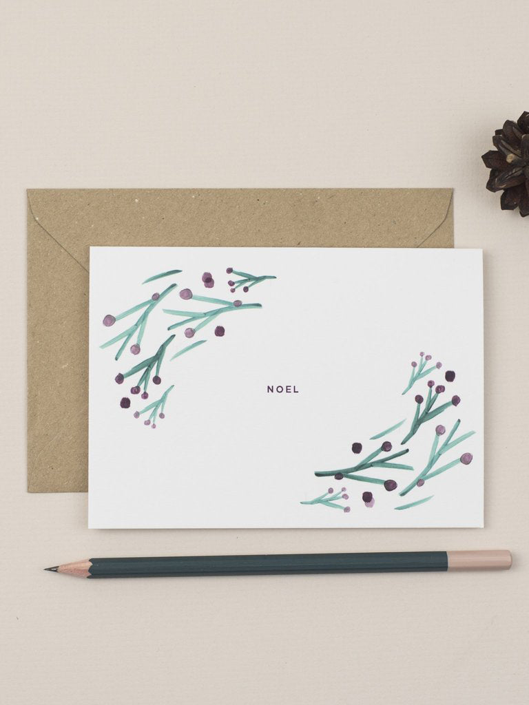 Noel Christmas Card