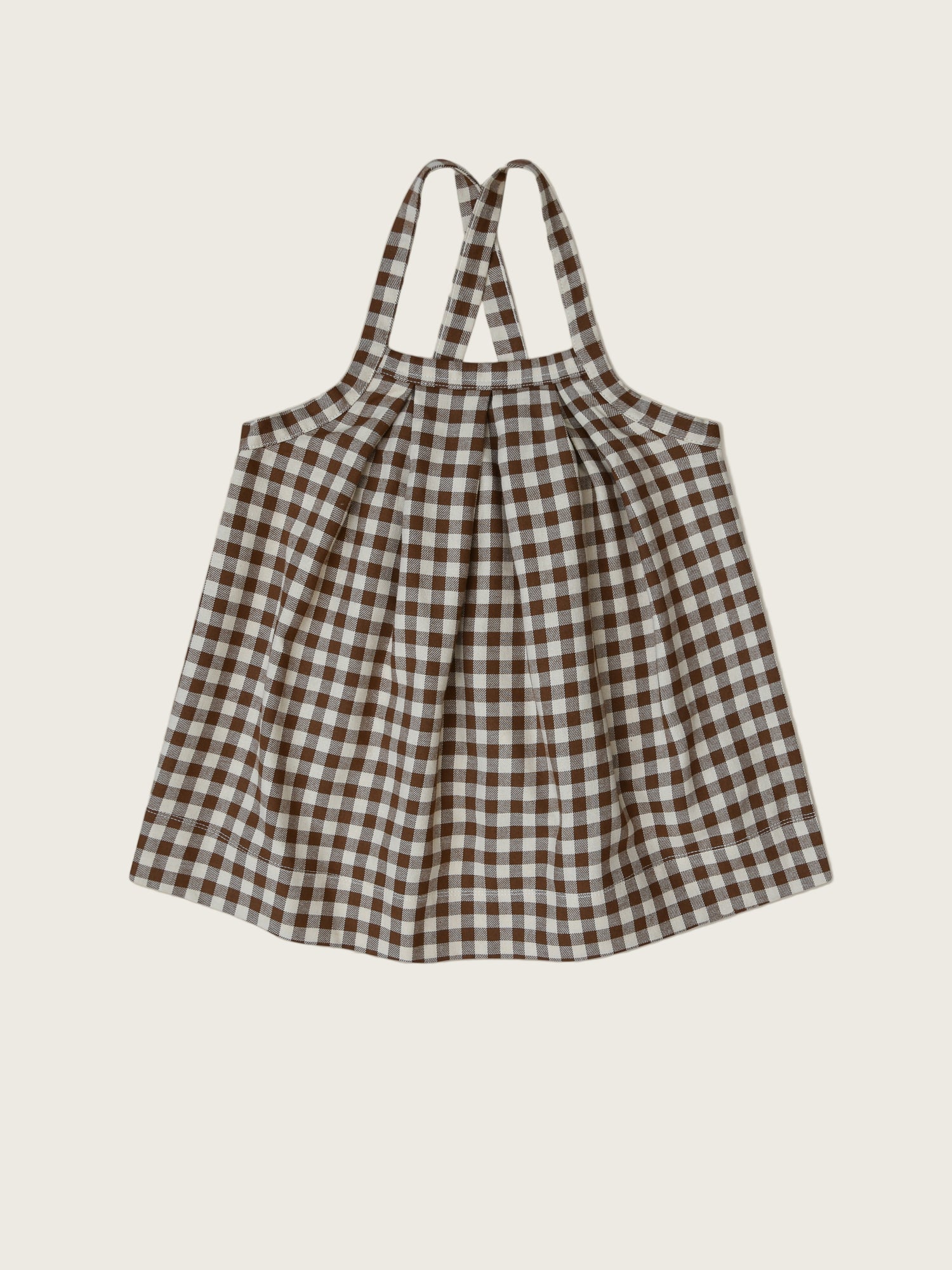 Chestnut Gingham Tribe Skirt