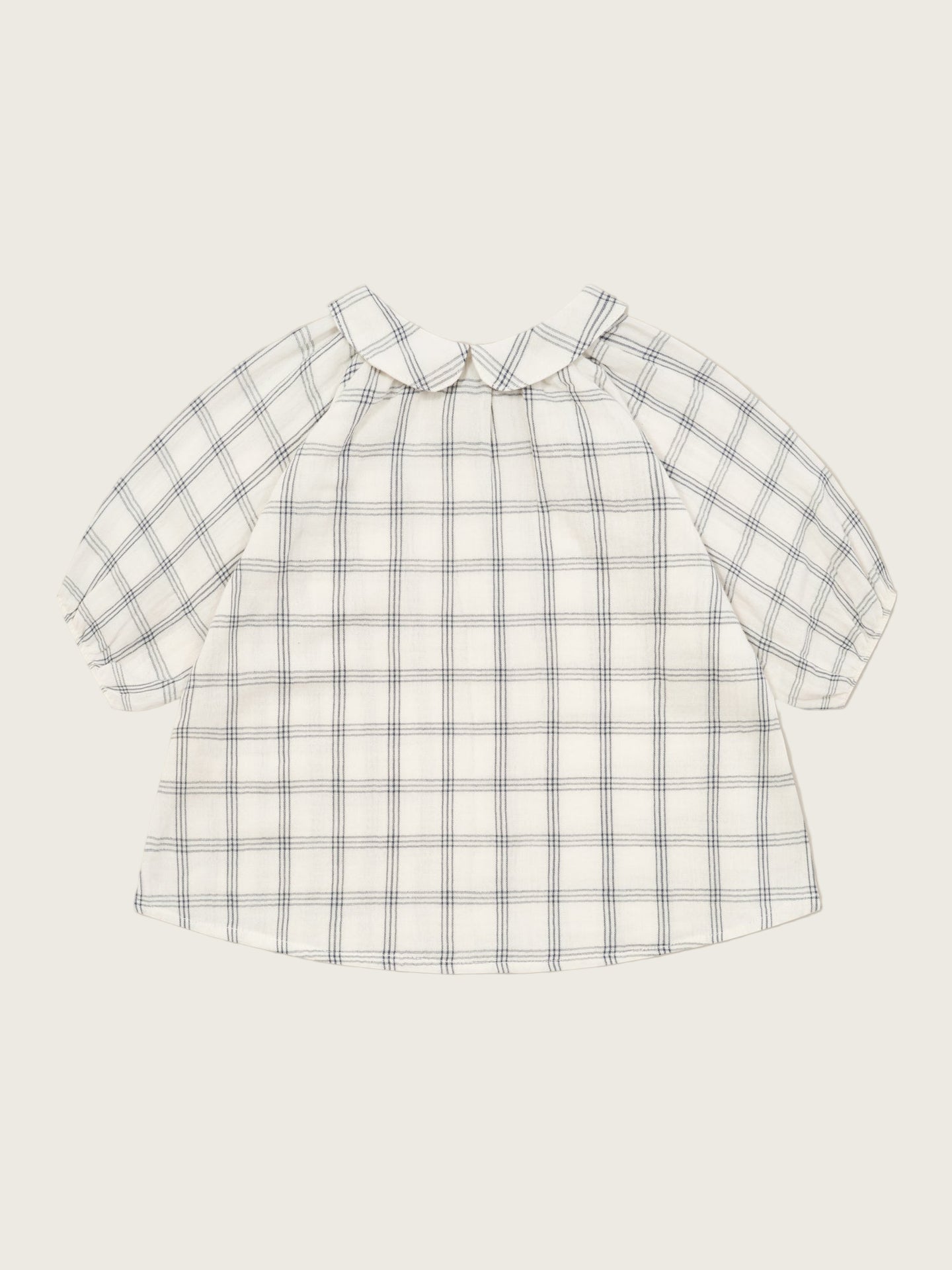 Check Collar Shift Dress main image 0