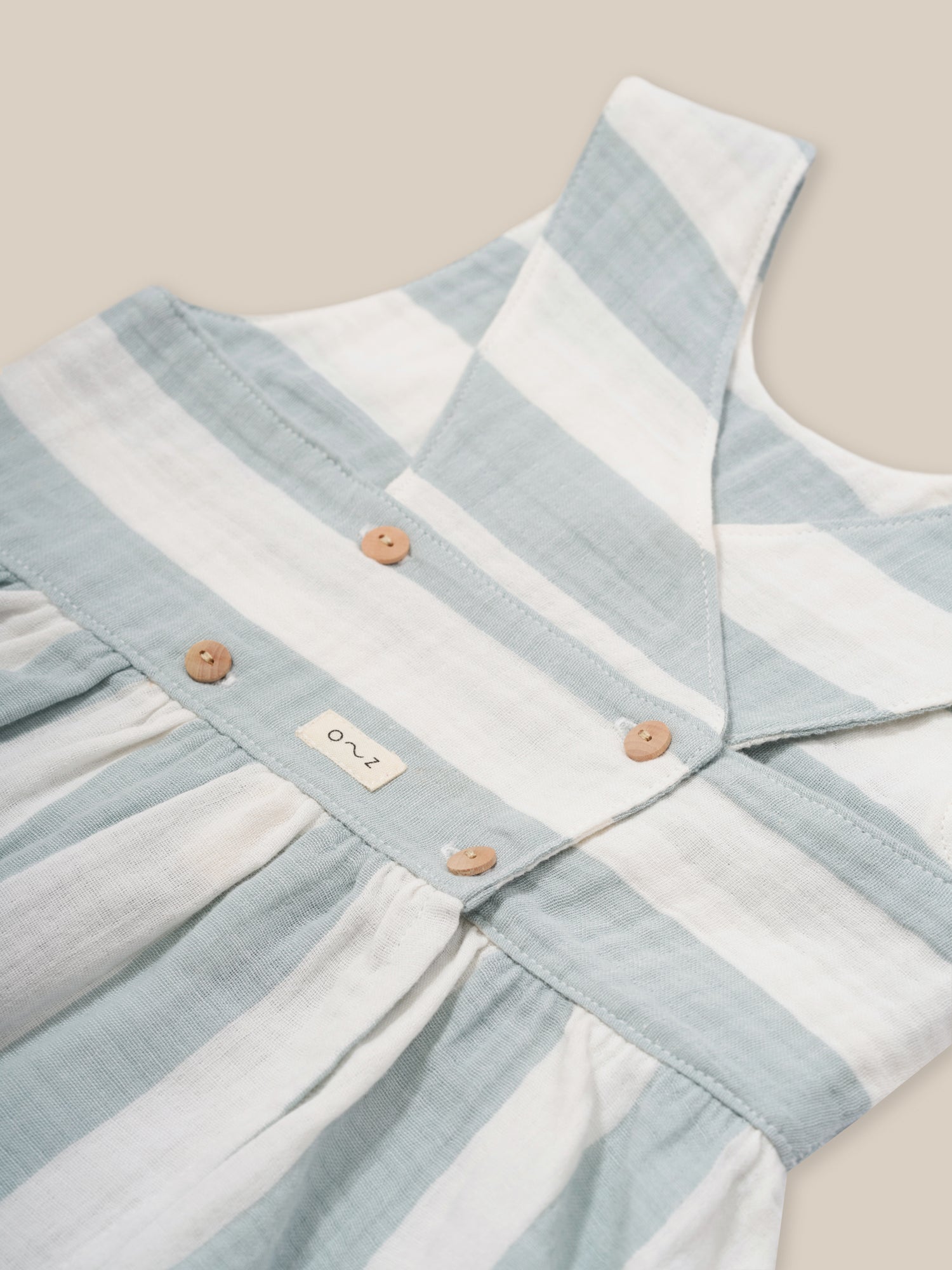 Sardine Stripes Sleeveless Dress | Organic Zoo