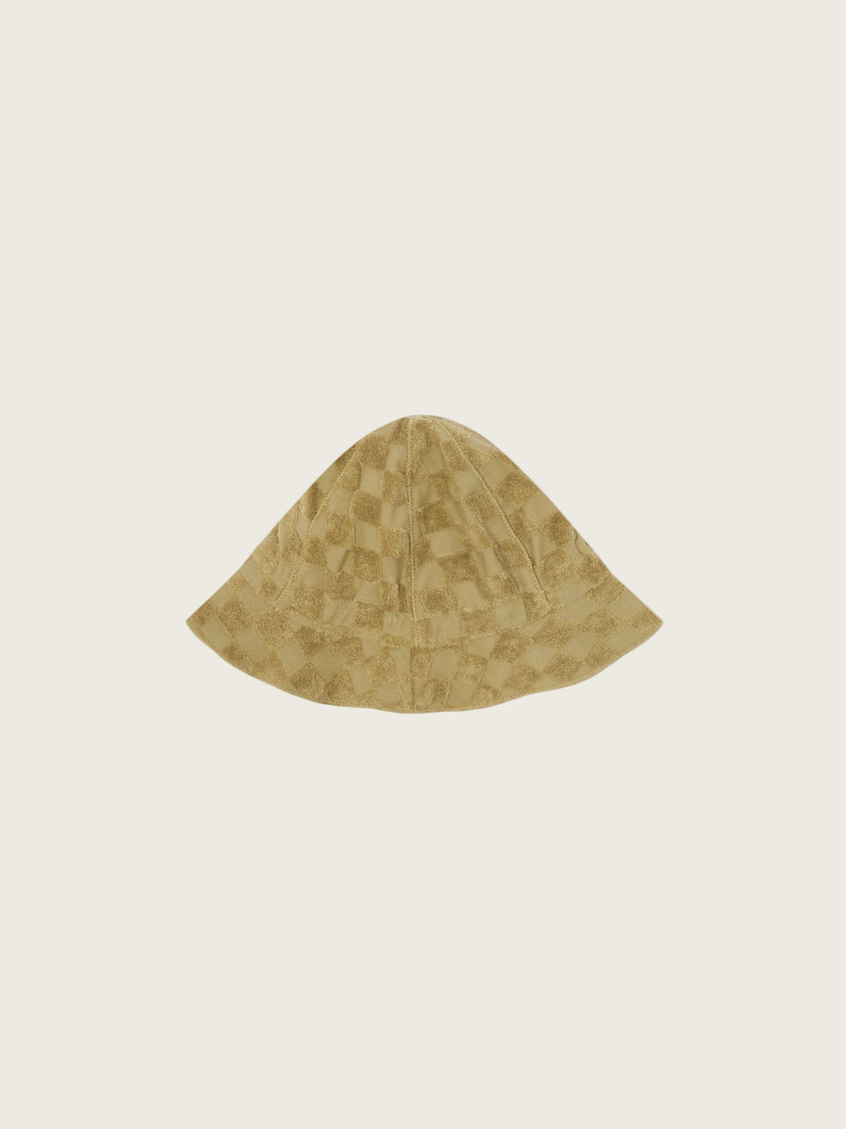 Dusky Checkerboard Terry Sun Hat | Organic Zoo