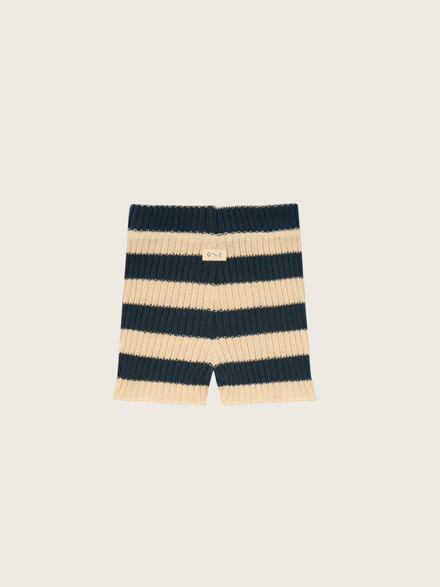 baby & toddler sailor navy striped rib knitted shorts with o~z label on the back