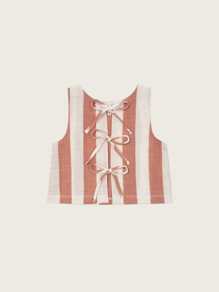 【本日限定】美品 Organic Zoo Stripes Resort 1-2Y Sienna Stripes Resort Top | Organic Zoo