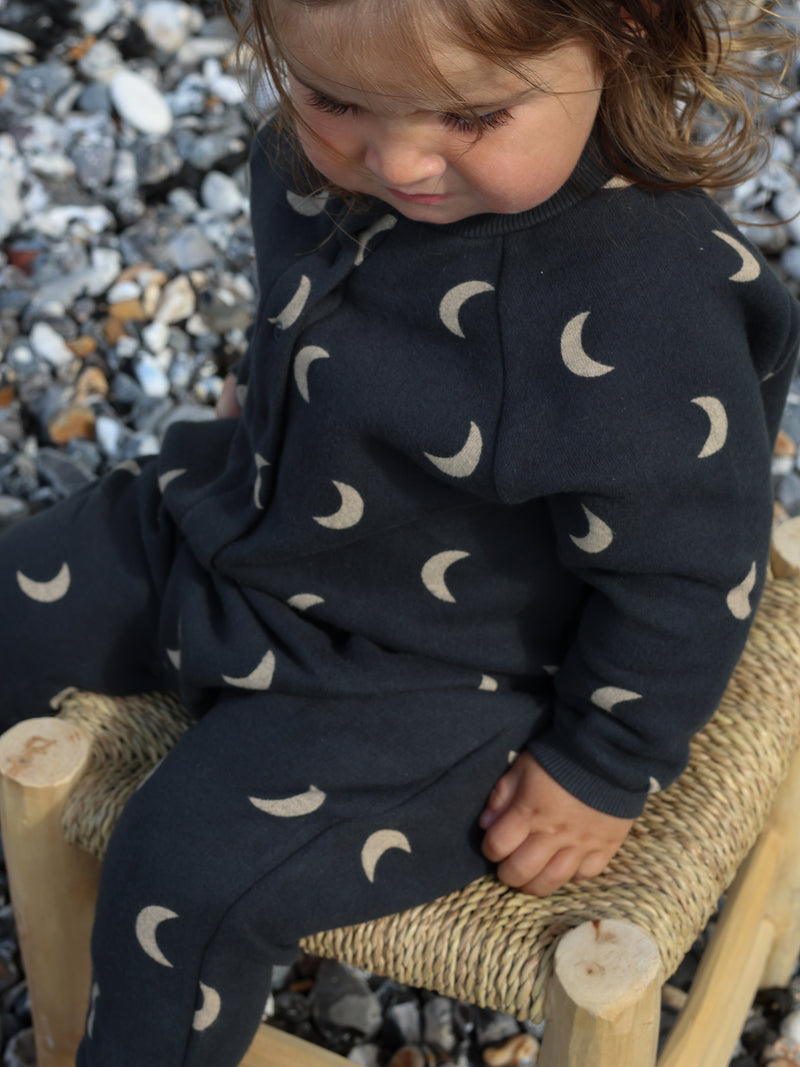 AW23 organiczoo　Charcoal Midnight Onesie